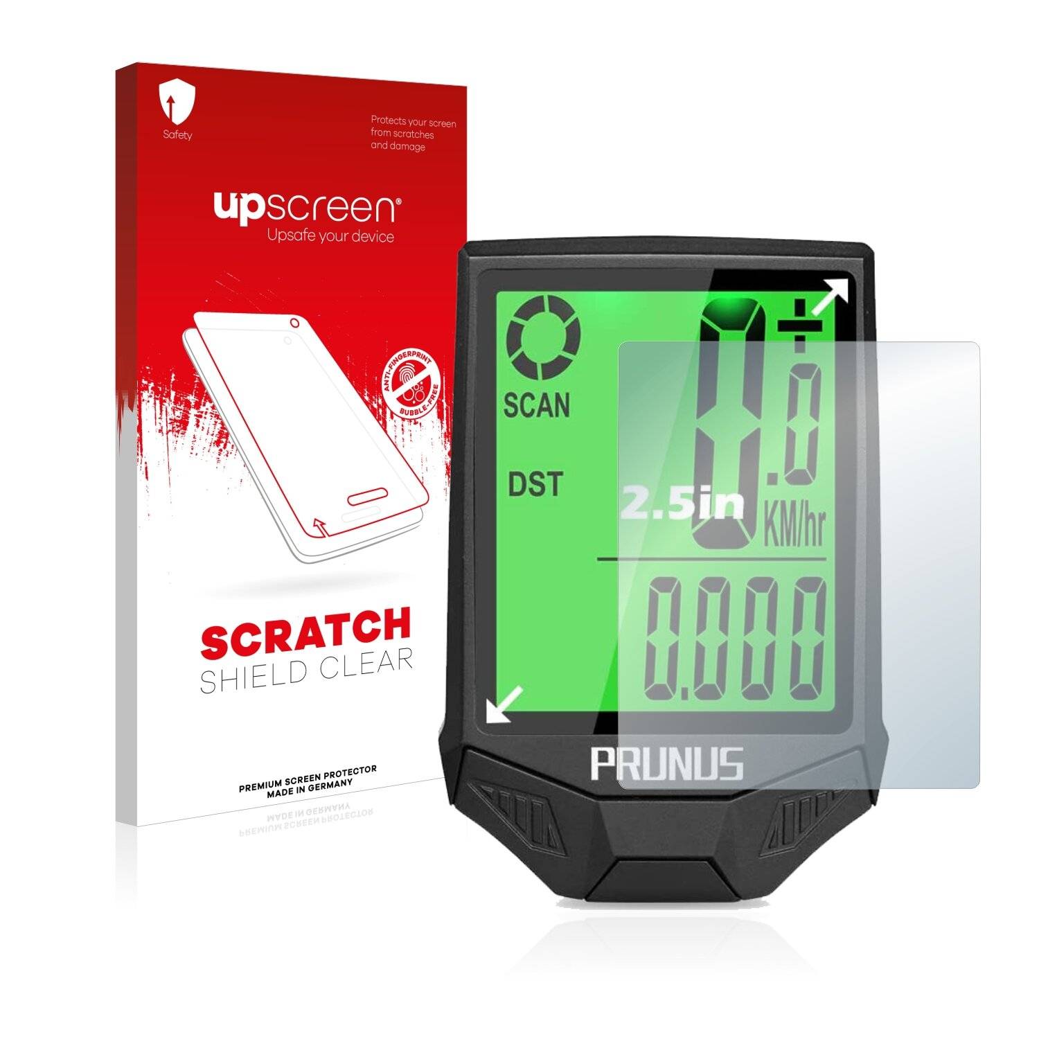 upscreen Scratch Shield Clear Premium Displayschutzfolie für Prunus Bike