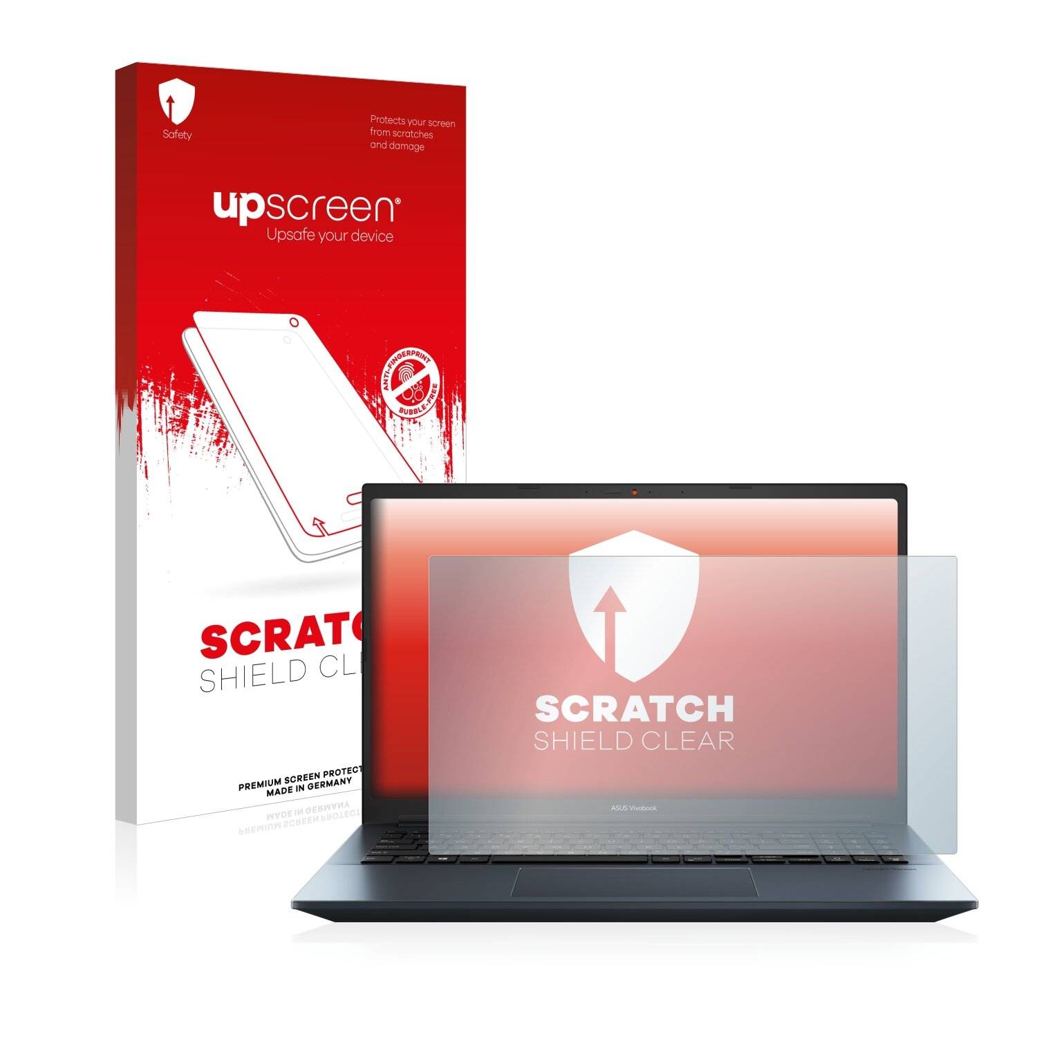 upscreen Scratch Shield Clear Premium Displayschutzfolie für Asus VivoBook Pro 15