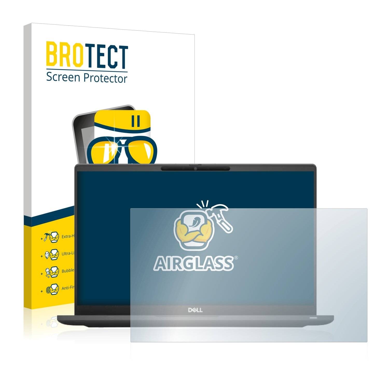 BROTECT AirGlass Schutzglas Folie für Dell Latitude 7320