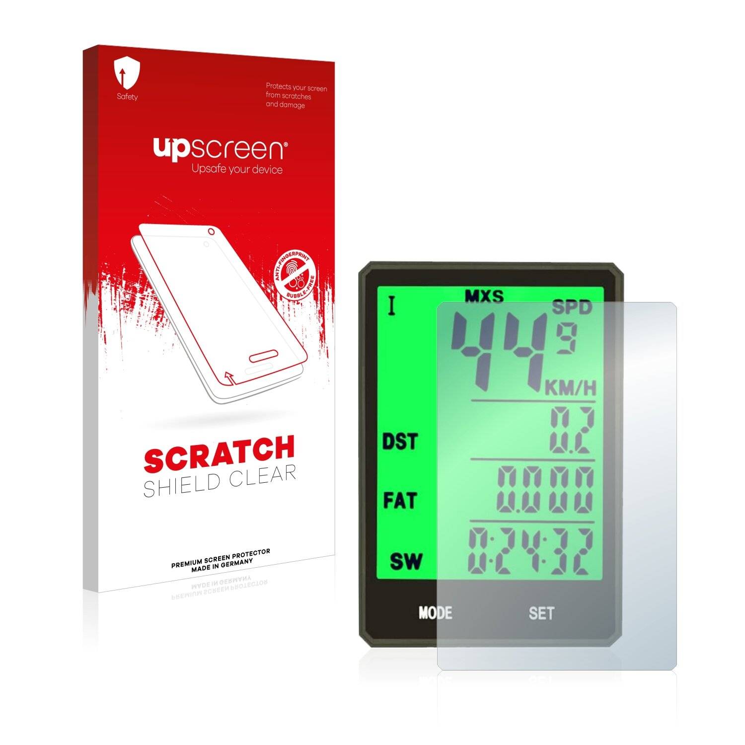 upscreen Scratch Shield Clear Premium Displayschutzfolie für Kastewill Bike