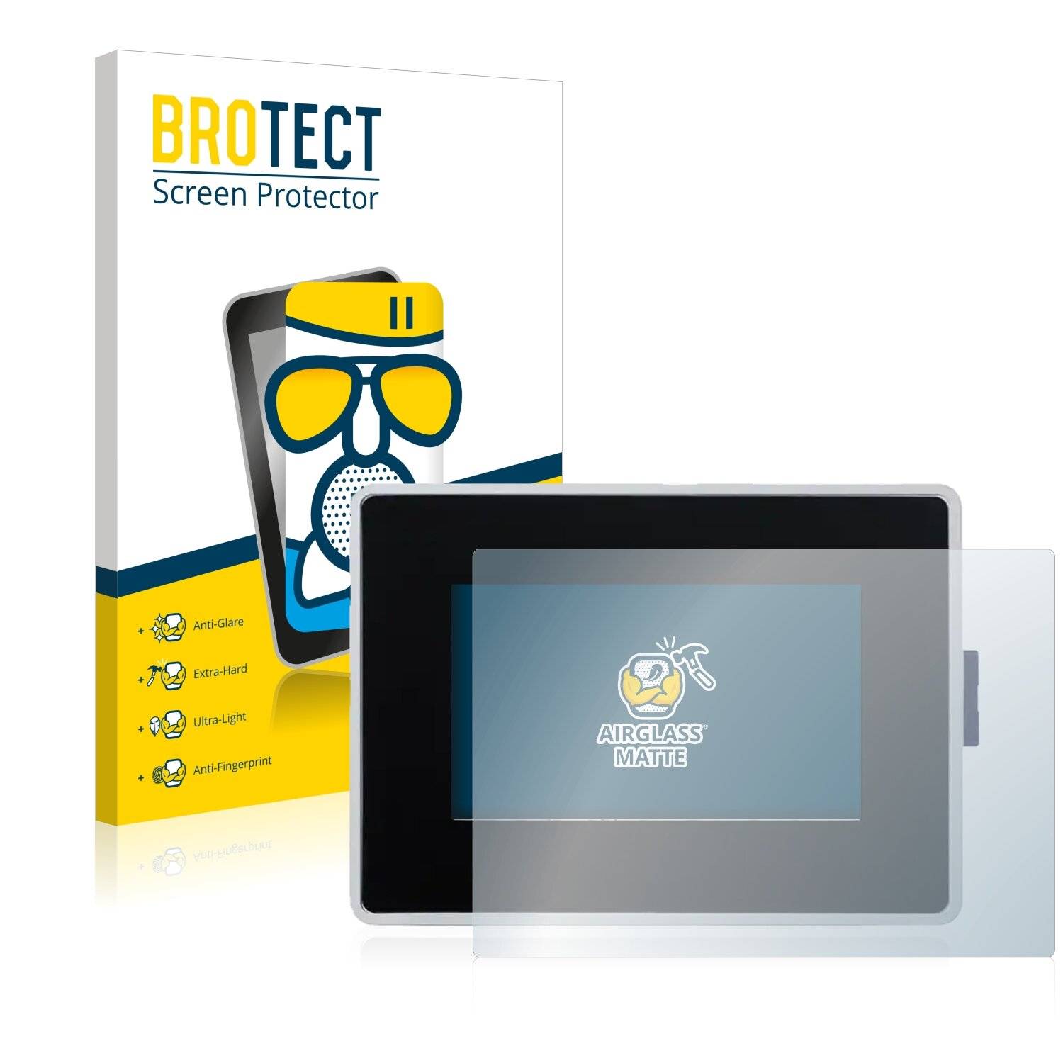 BROTECT AirGlass Matte Schutzglas Folie für Panasonic