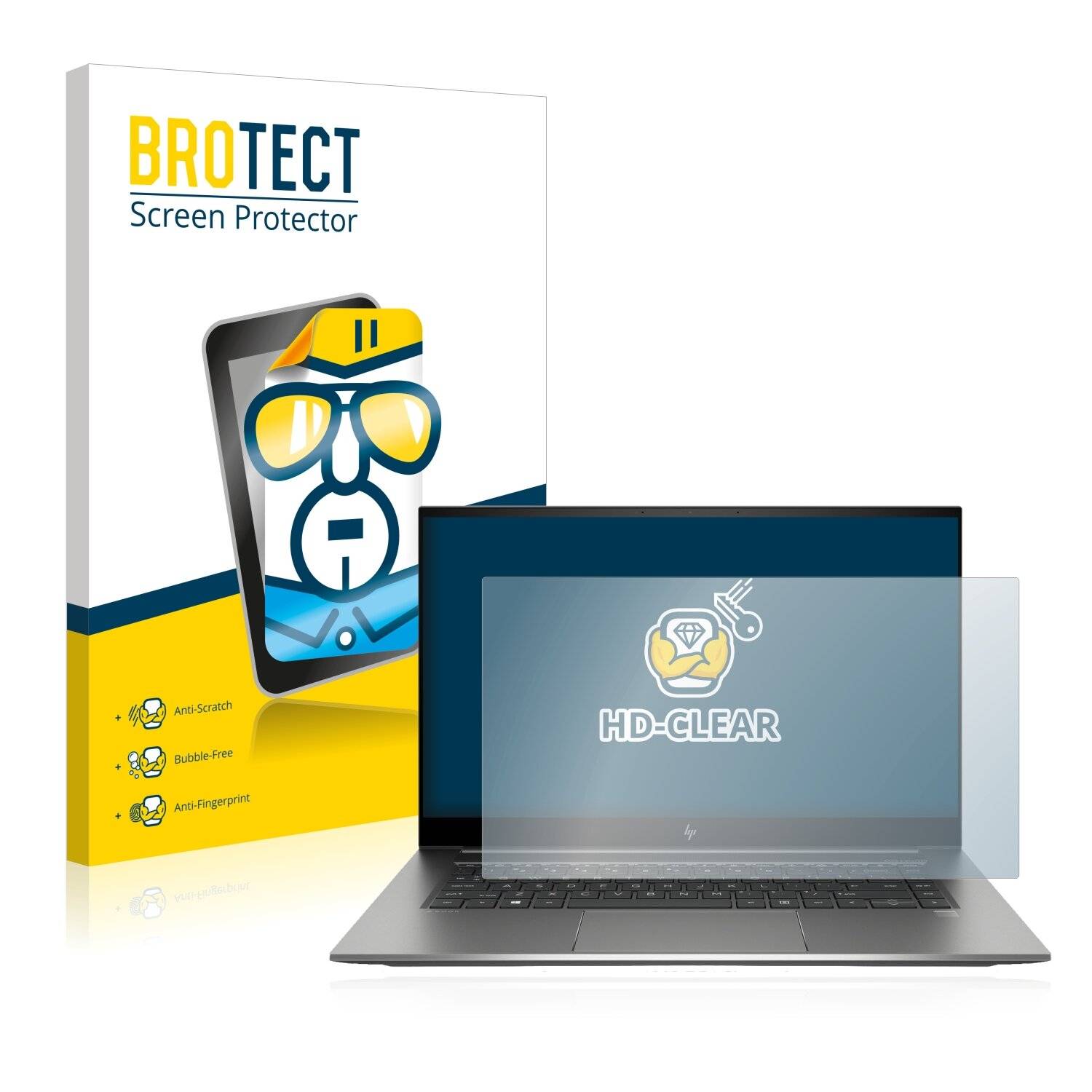 BROTECT HD-Clear Displayschutzfolie für HP ZBook Studio
