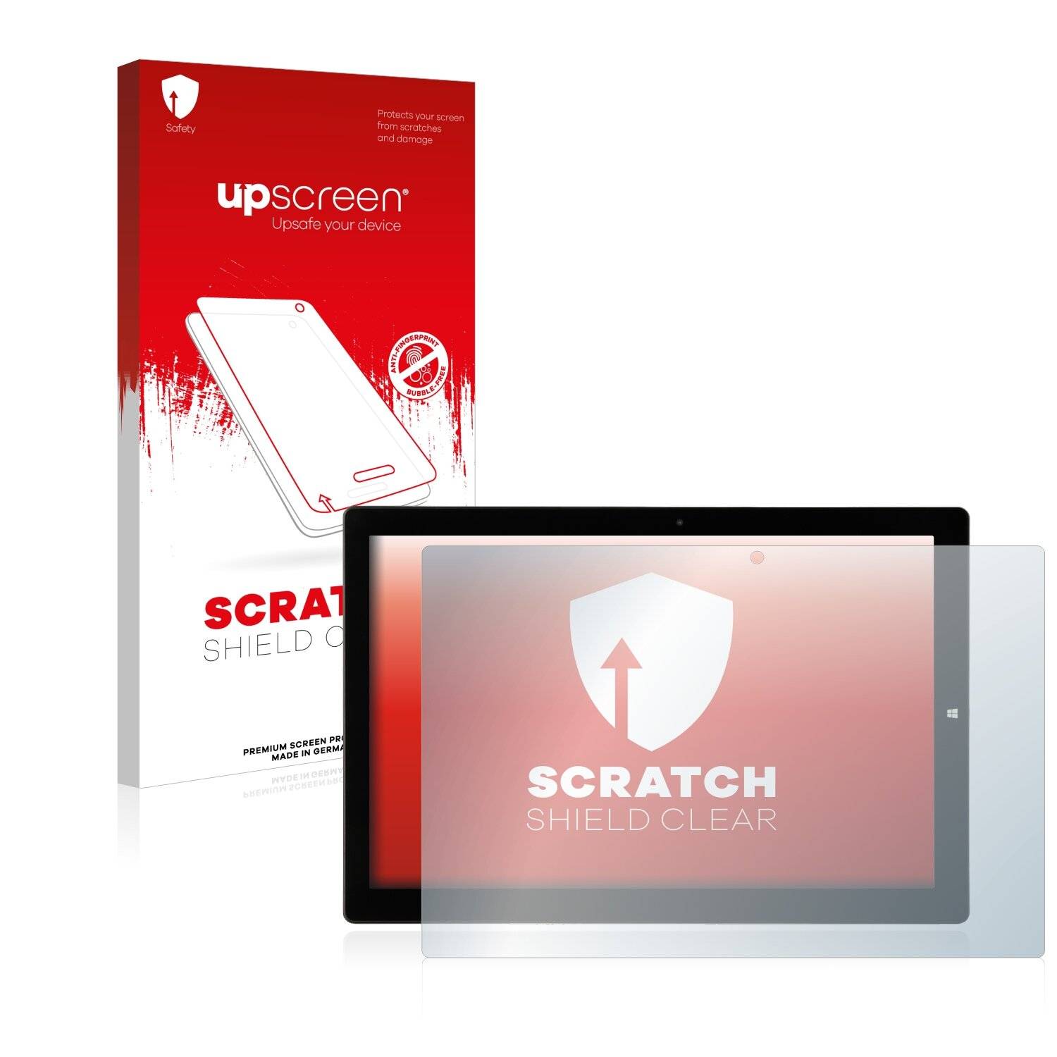 upscreen Scratch Shield Clear Premium Displayschutzfolie für Hyrican Enwo
