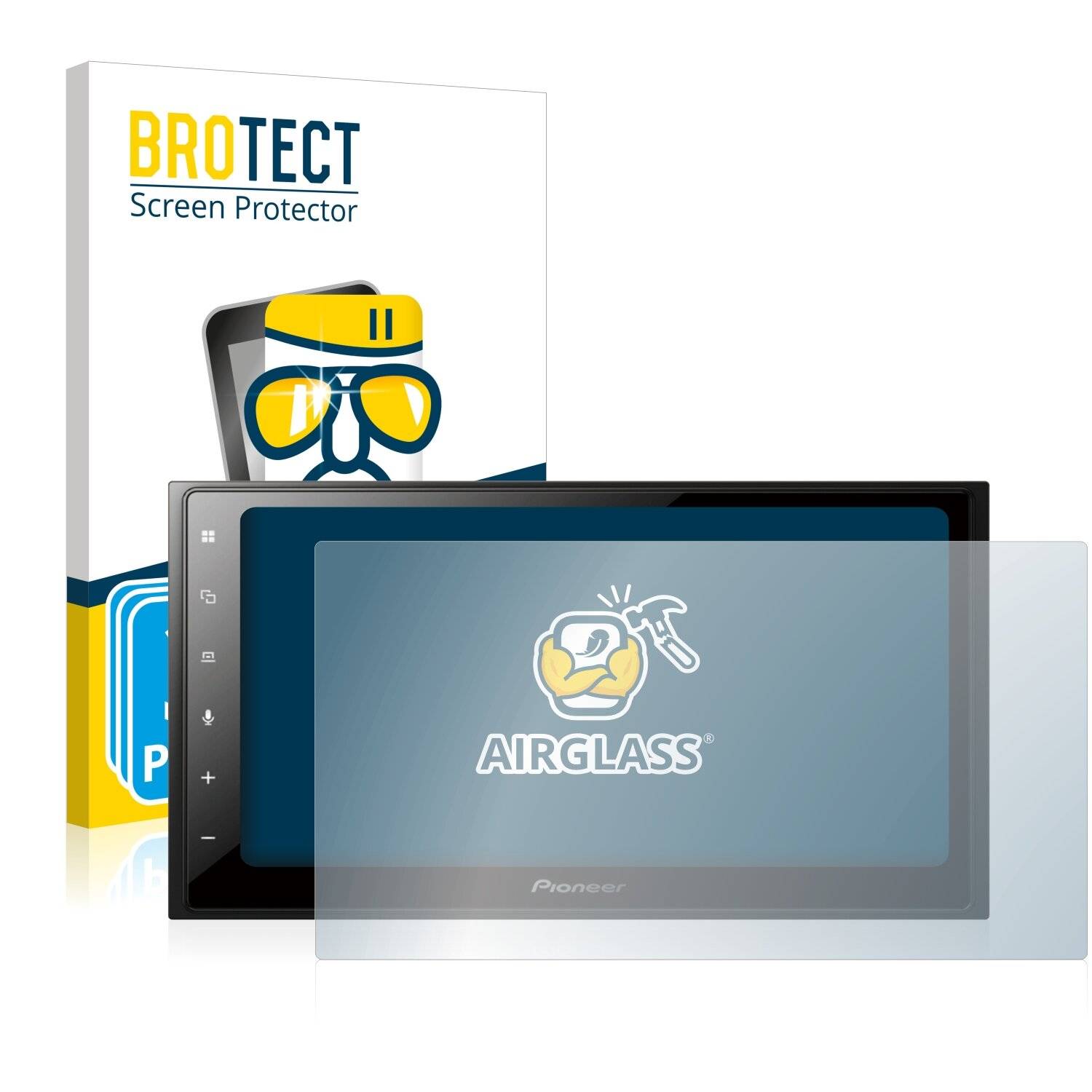 3x BROTECT AirGlass Schutzglas Folie für Pioneer