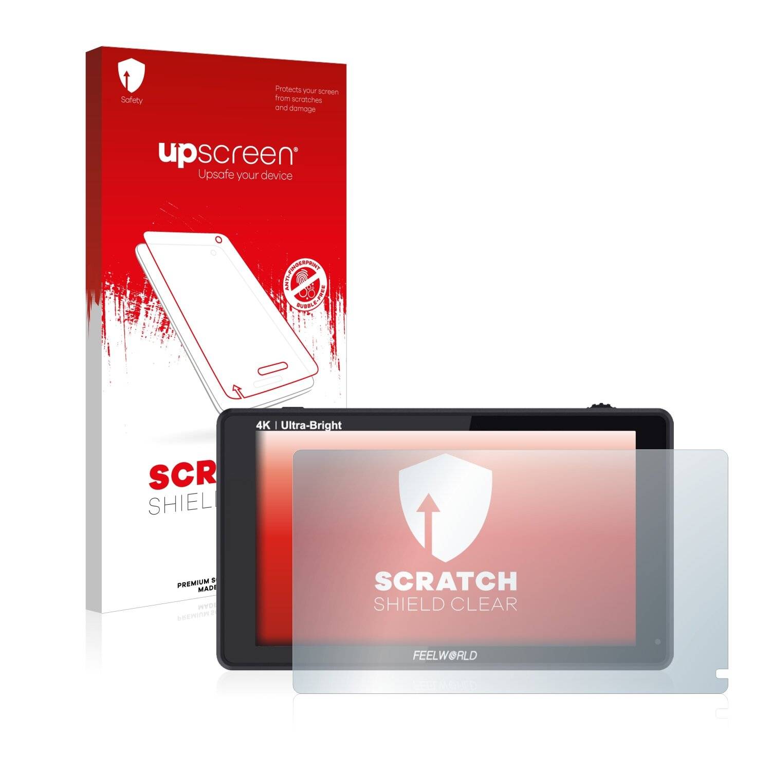 upscreen Scratch Shield Clear Premium Displayschutzfolie für Feelworld LUT6