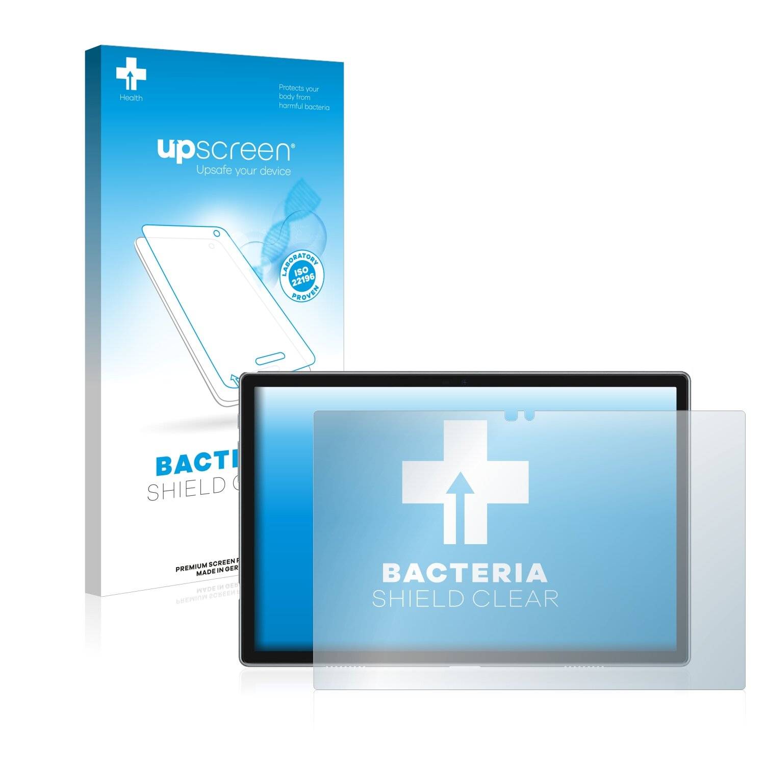 upscreen Bacteria Shield Clear Premium Antibakterielle Displayschutzfolie für Ulefone Tab