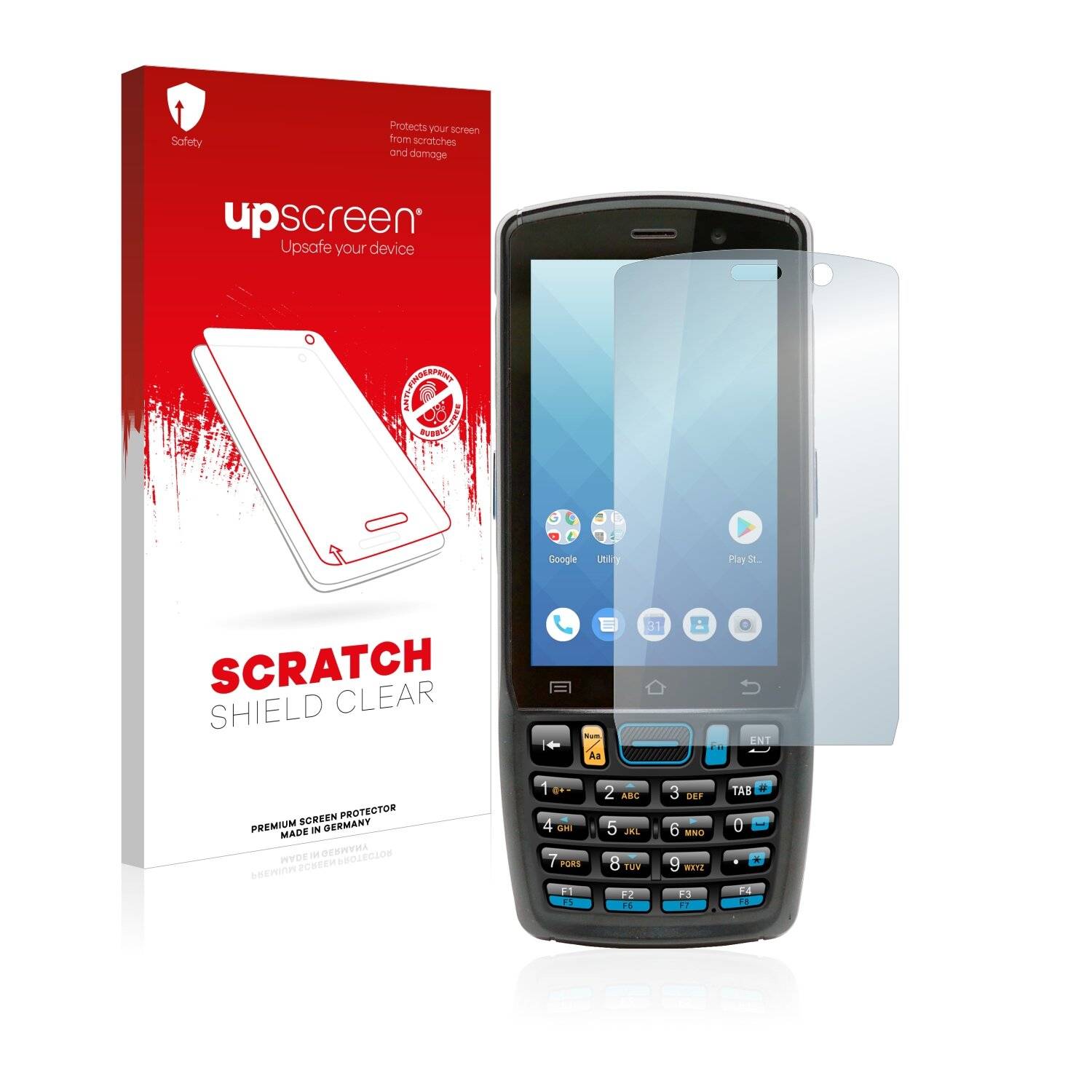 upscreen Scratch Shield Clear Premium Displayschutzfolie für Unitech