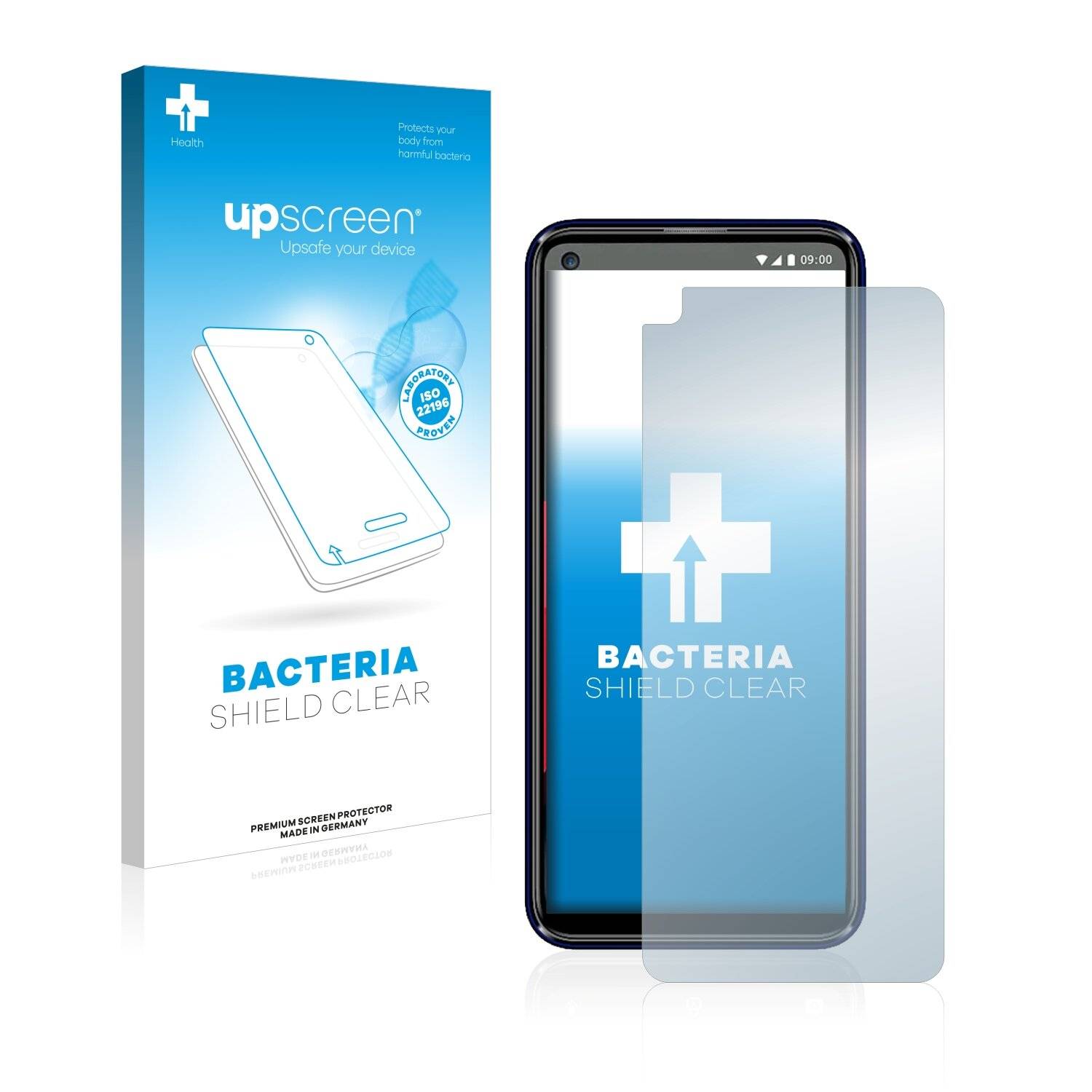 upscreen Bacteria Shield Clear Premium Antibakterielle Displayschutzfolie für LG W41