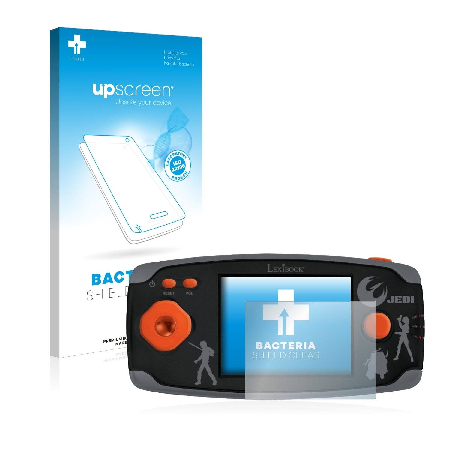 upscreen Bacteria Shield Clear Premium Antibakterielle Displayschutzfolie für Lexibook