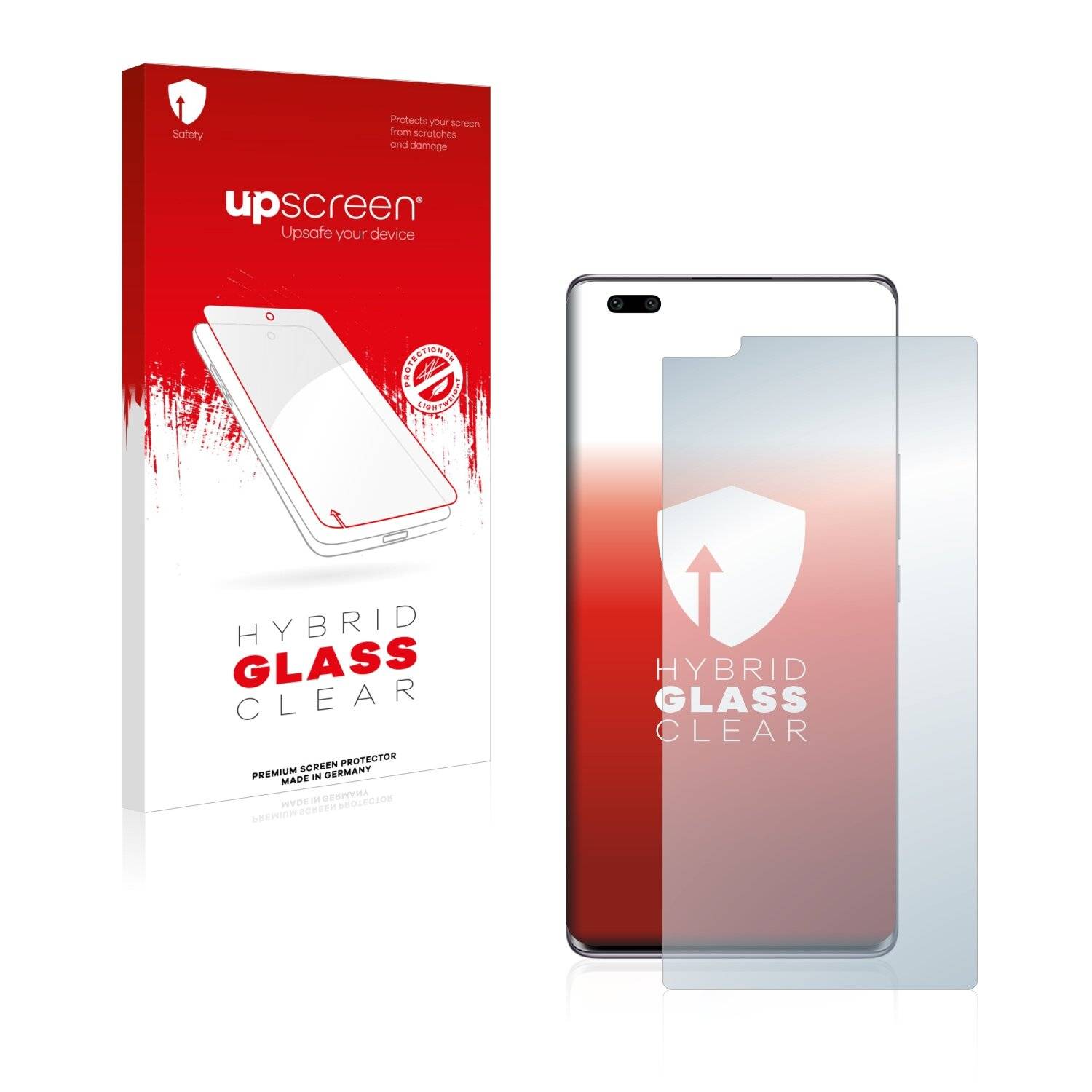 upscreen Hybrid Glass Clear Premium Schutzglas Folie für Honor 50