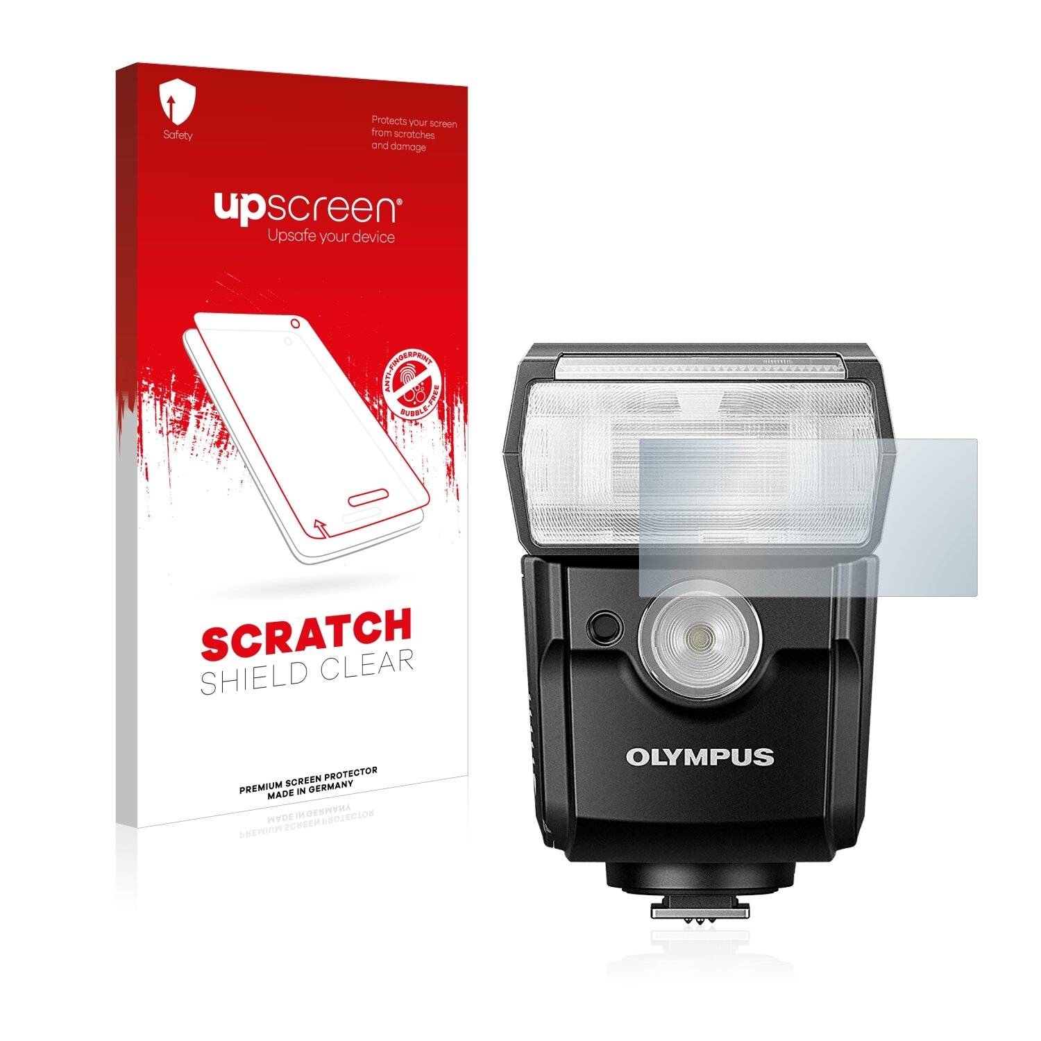 upscreen Scratch Shield Clear Premium Displayschutzfolie für Olympus