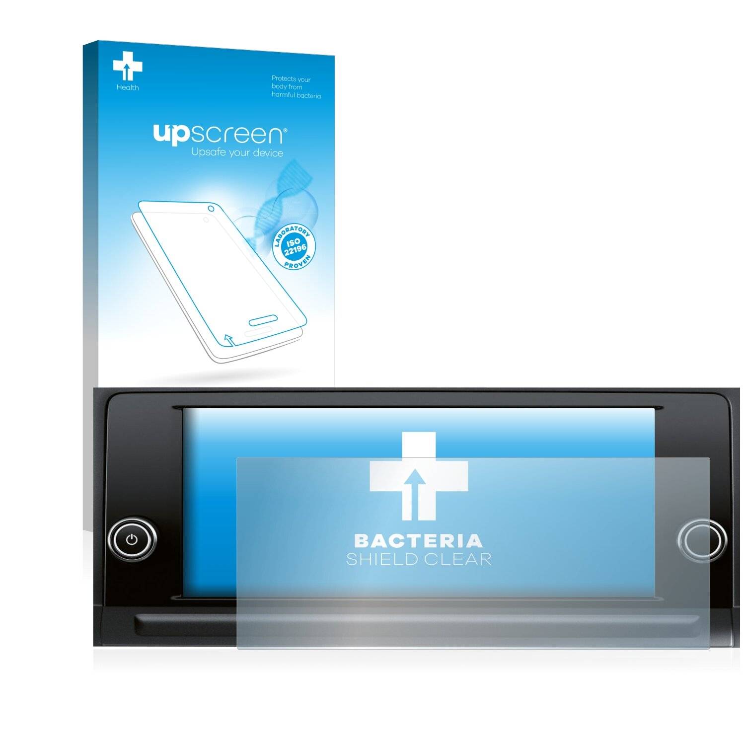 upscreen Bacteria Shield Clear Premium Antibakterielle Displayschutzfolie für Volkswagen