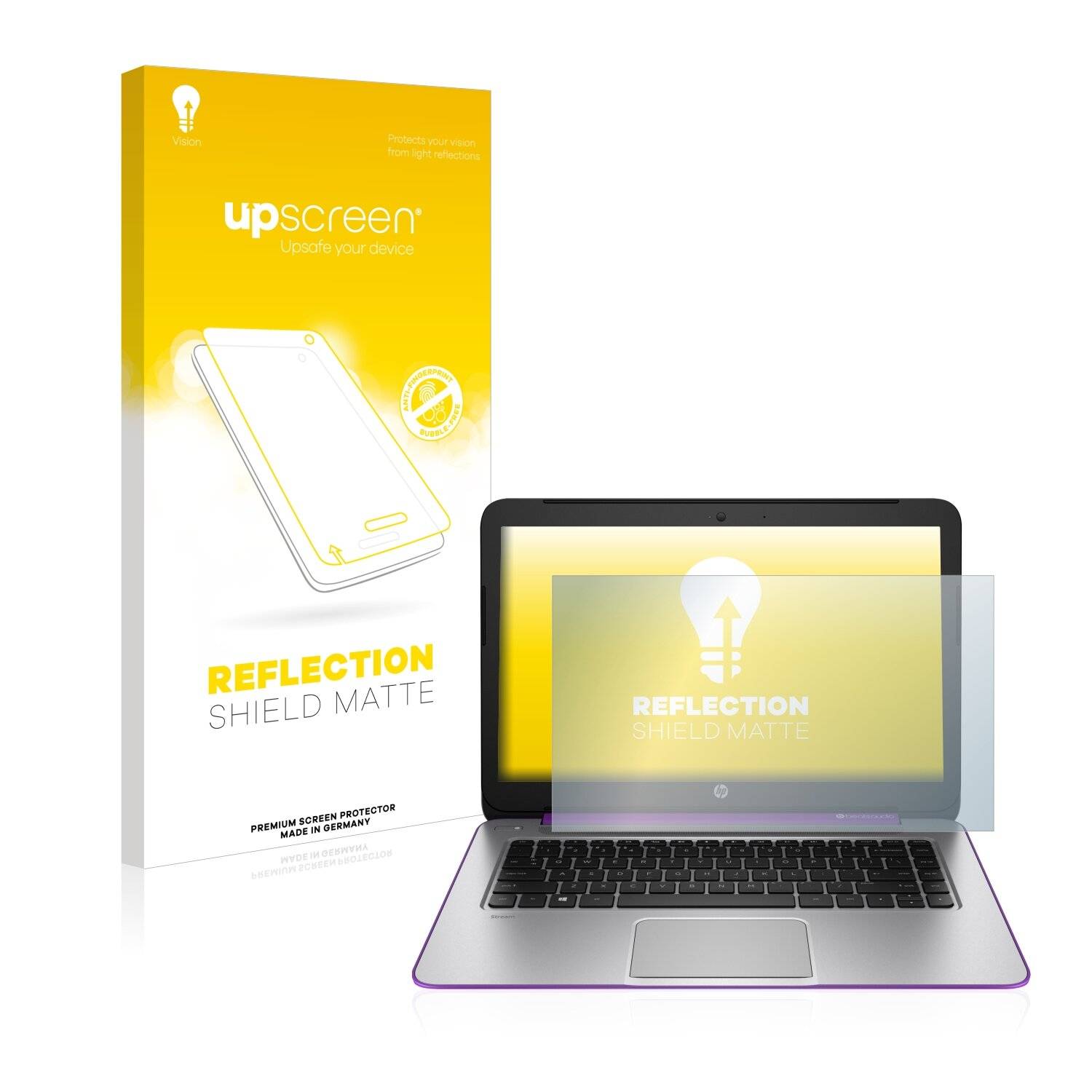 upscreen Reflection Shield Matte Premium Displayschutzfolie für HP Stream