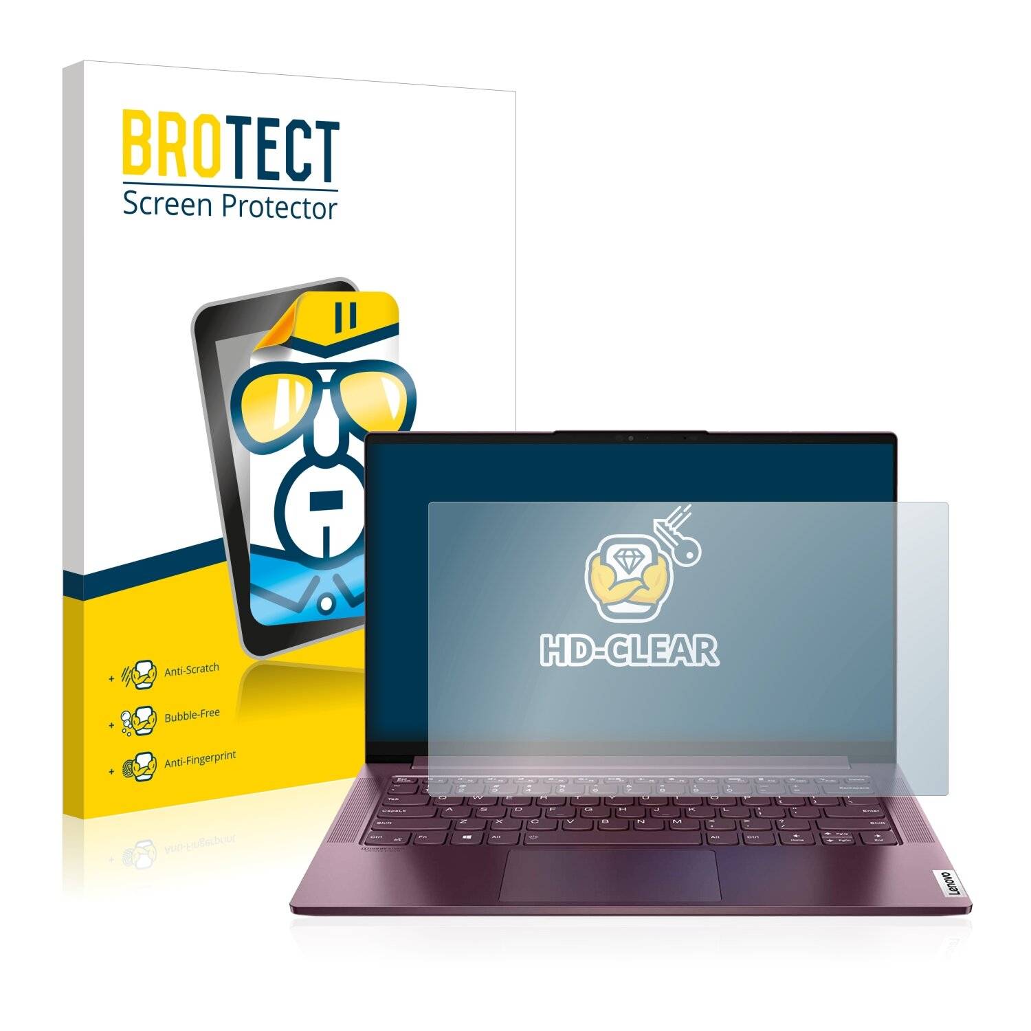 BROTECT HD-Clear Displayschutzfolie für Lenovo Yoga Slim 7 14ARE05