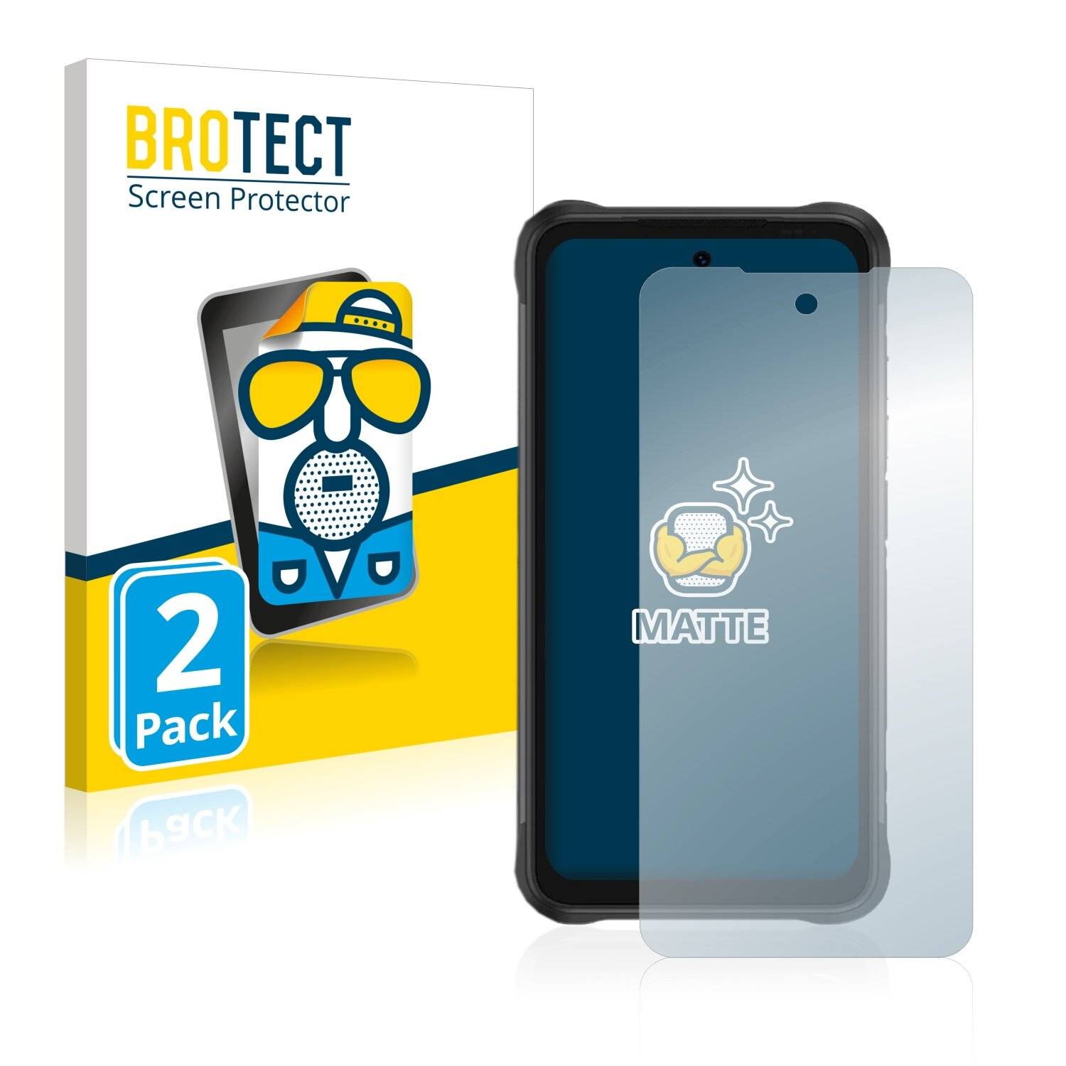 2x BROTECT Matte Displayschutzfolie für Beafon MX1 - Entspiegelt,