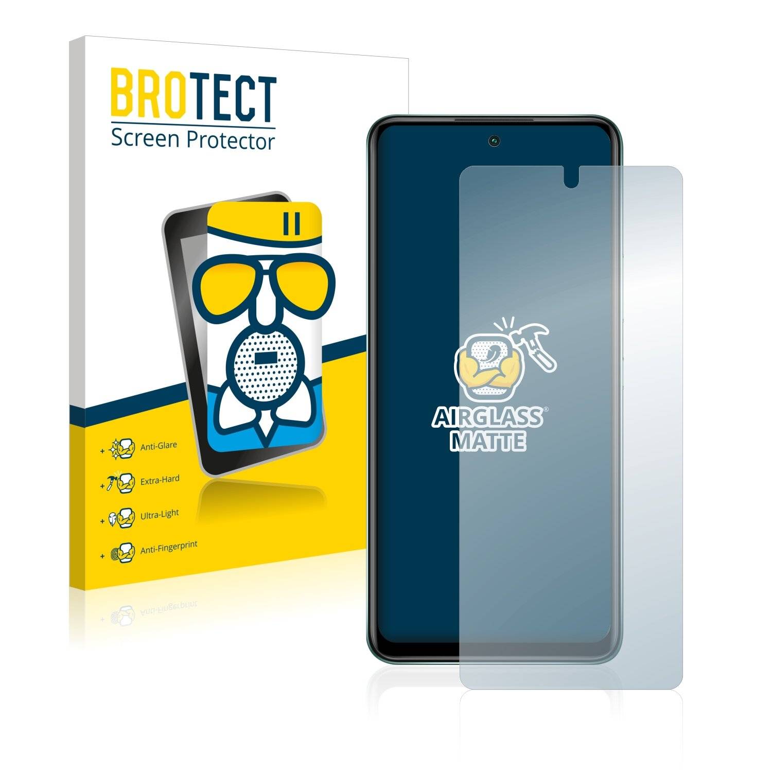BROTECT AirGlass Matte Schutzglas Folie für Infinix Hot