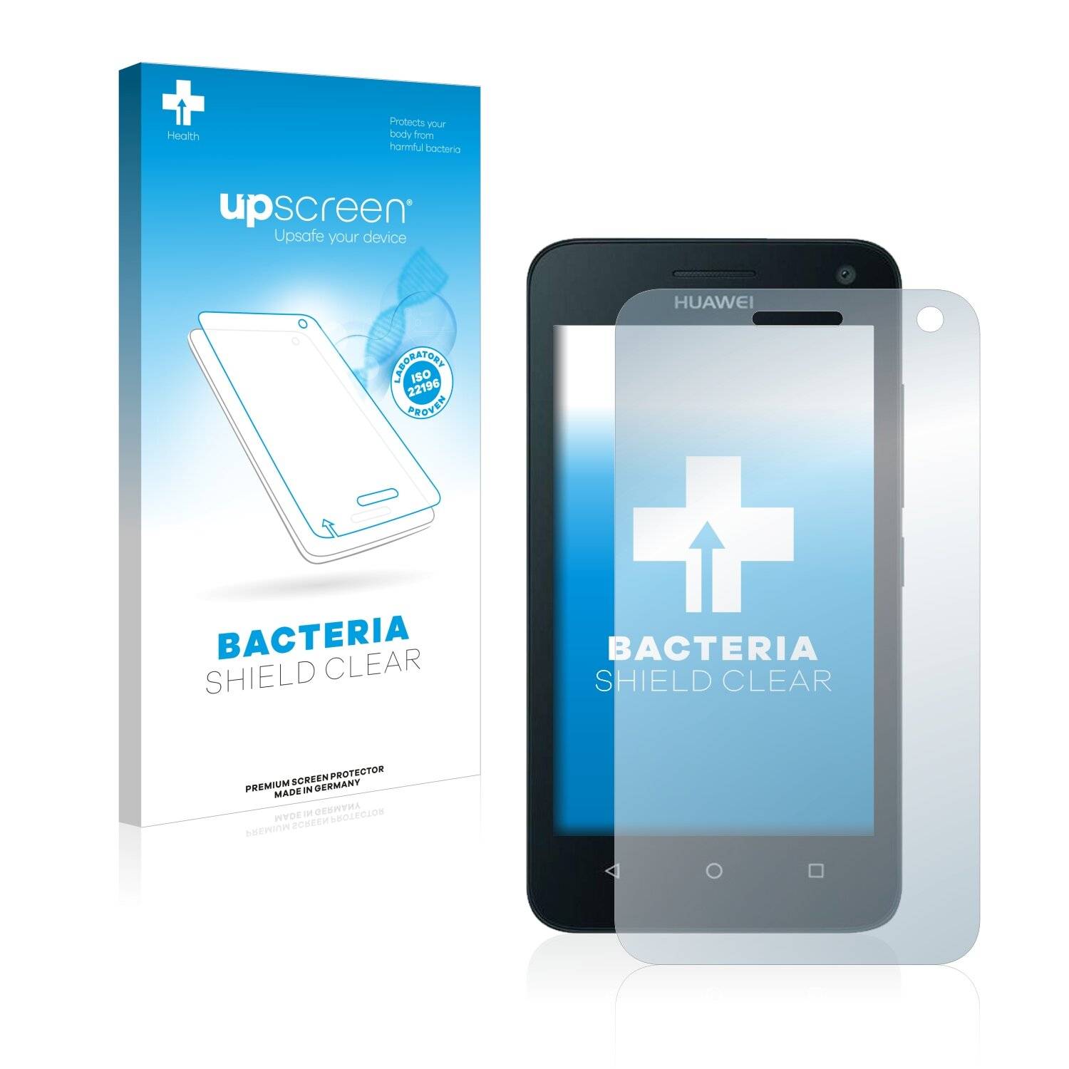 upscreen Bacteria Shield Clear Premium Antibakterielle Displayschutzfolie für Huawei