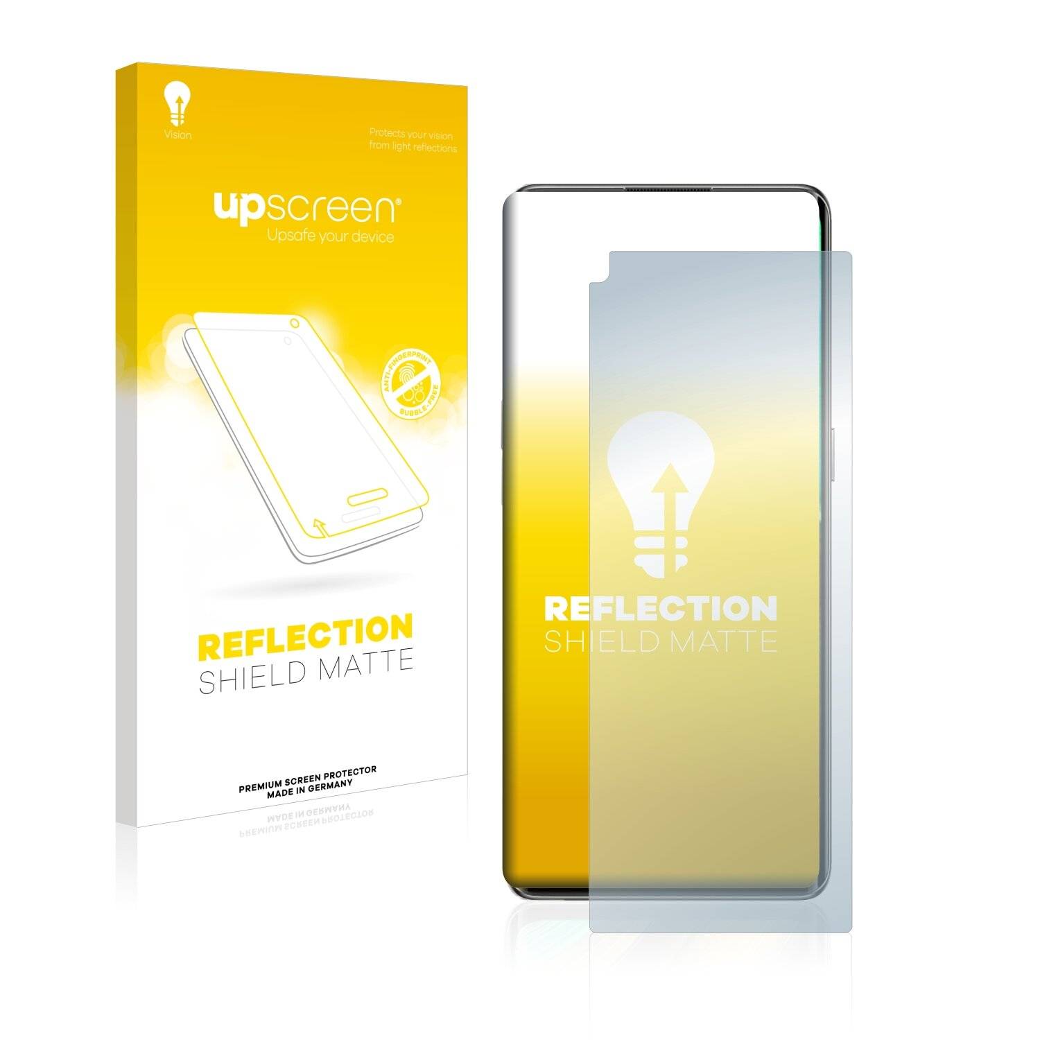 upscreen Reflection Shield Matte Premium Displayschutzfolie für Realme X7 Pro