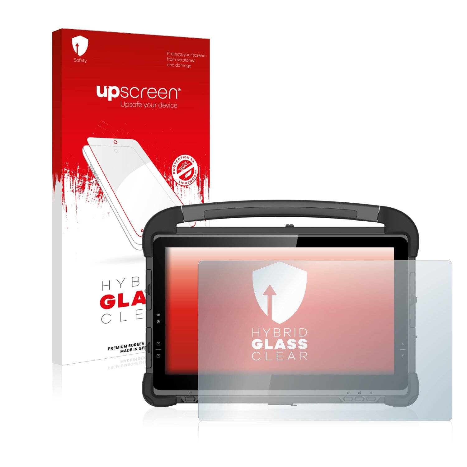 upscreen Hybrid Glass Clear Premium Schutzglas Folie für DT Research