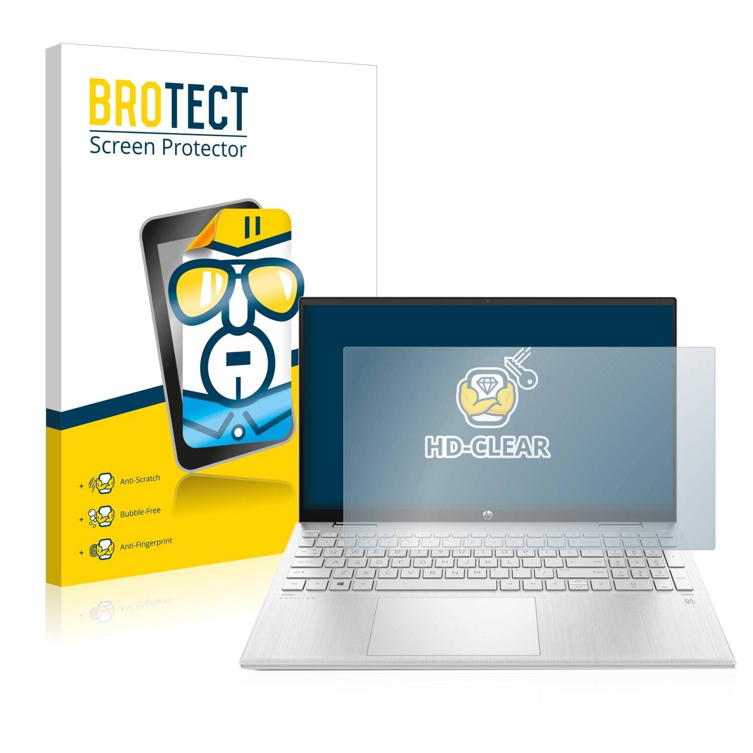 BROTECT HD-Clear Displayschutzfolie für HP ProBook 440