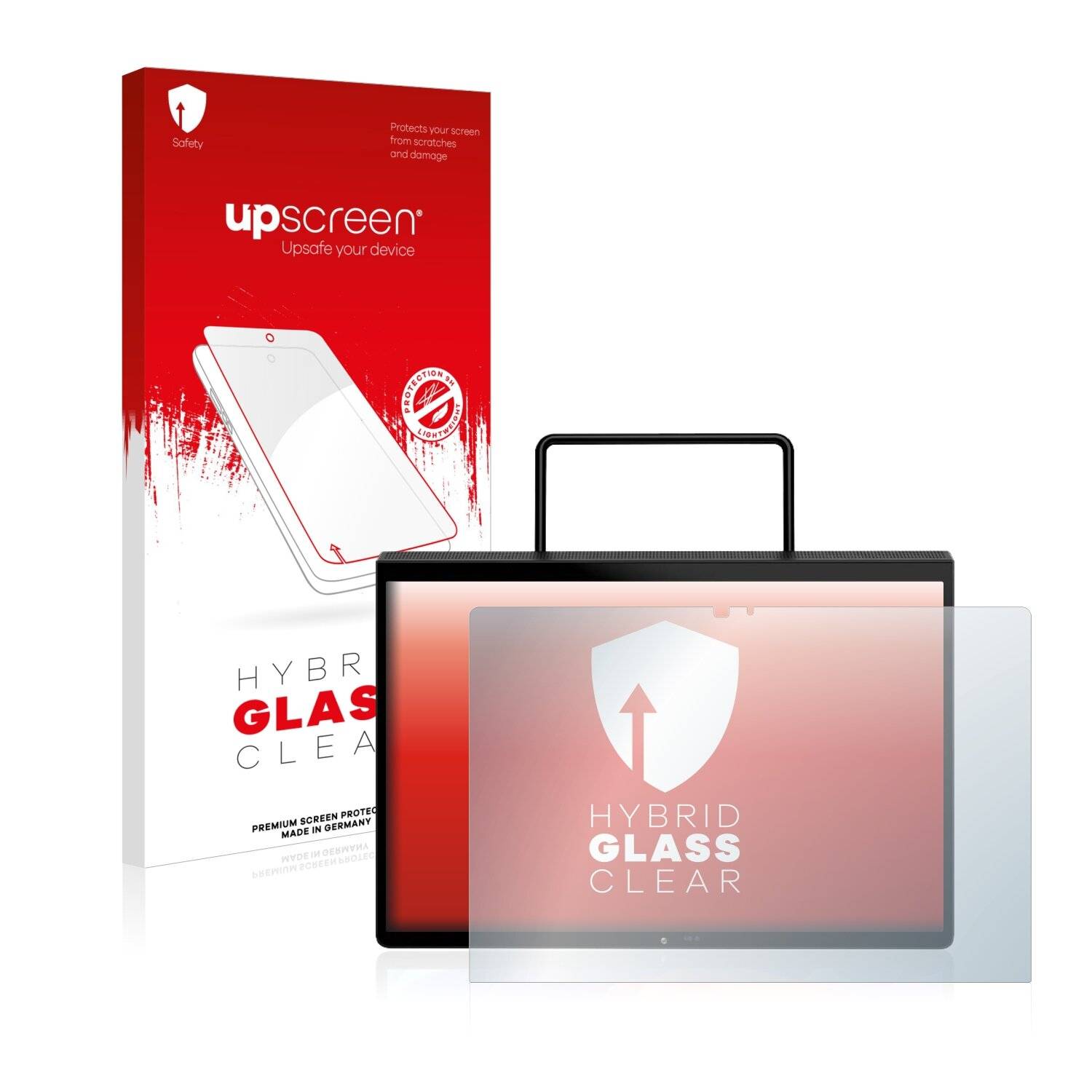 upscreen Hybrid Glass Clear Premium Schutzglas Folie für Lenovo Yoga Pad