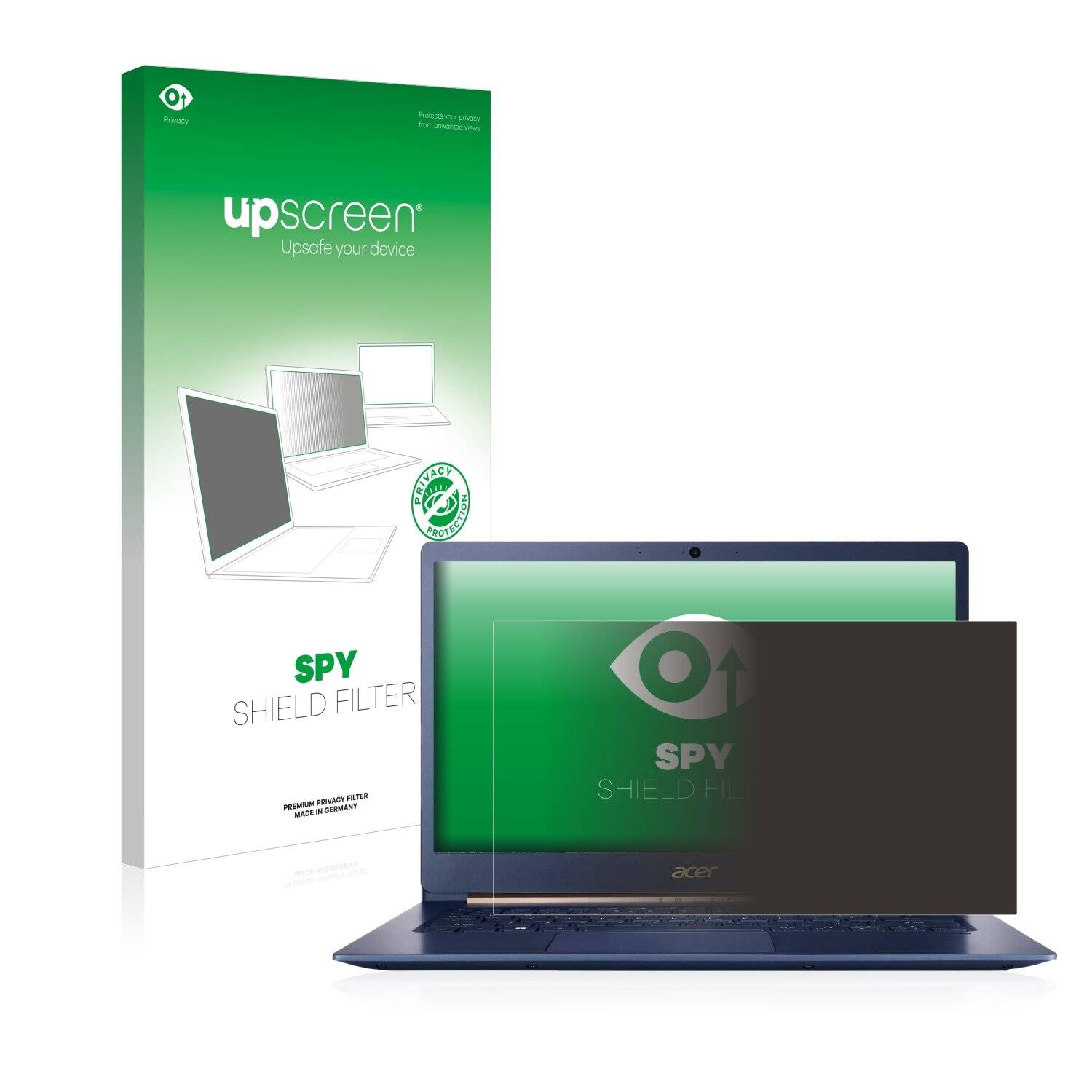 upscreen Spy Shield Filter Premium Blickschutzfilter für Acer Swift 5