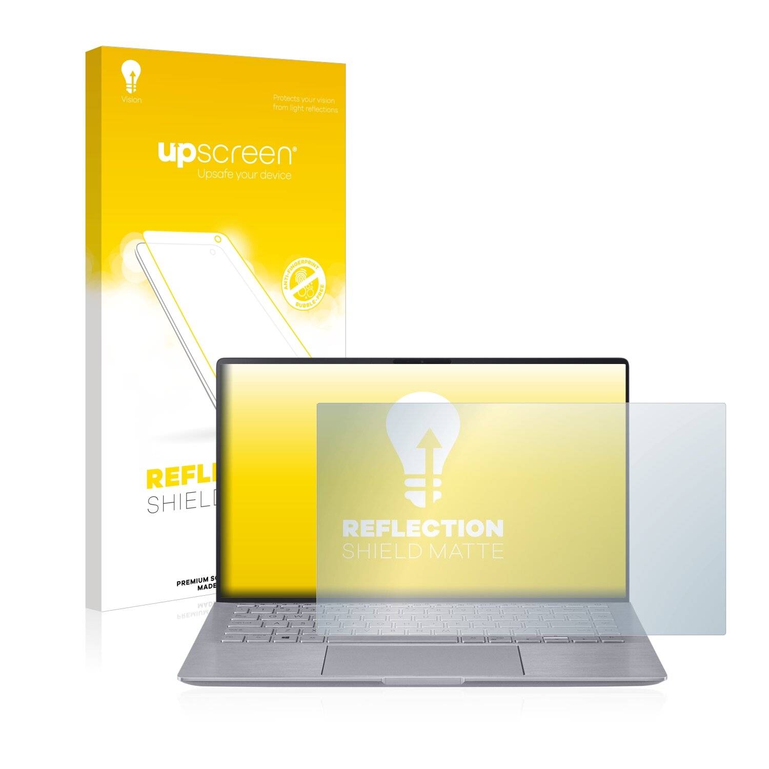 upscreen Reflection Shield Matte Premium Displayschutzfolie für Asus ZenBook 14