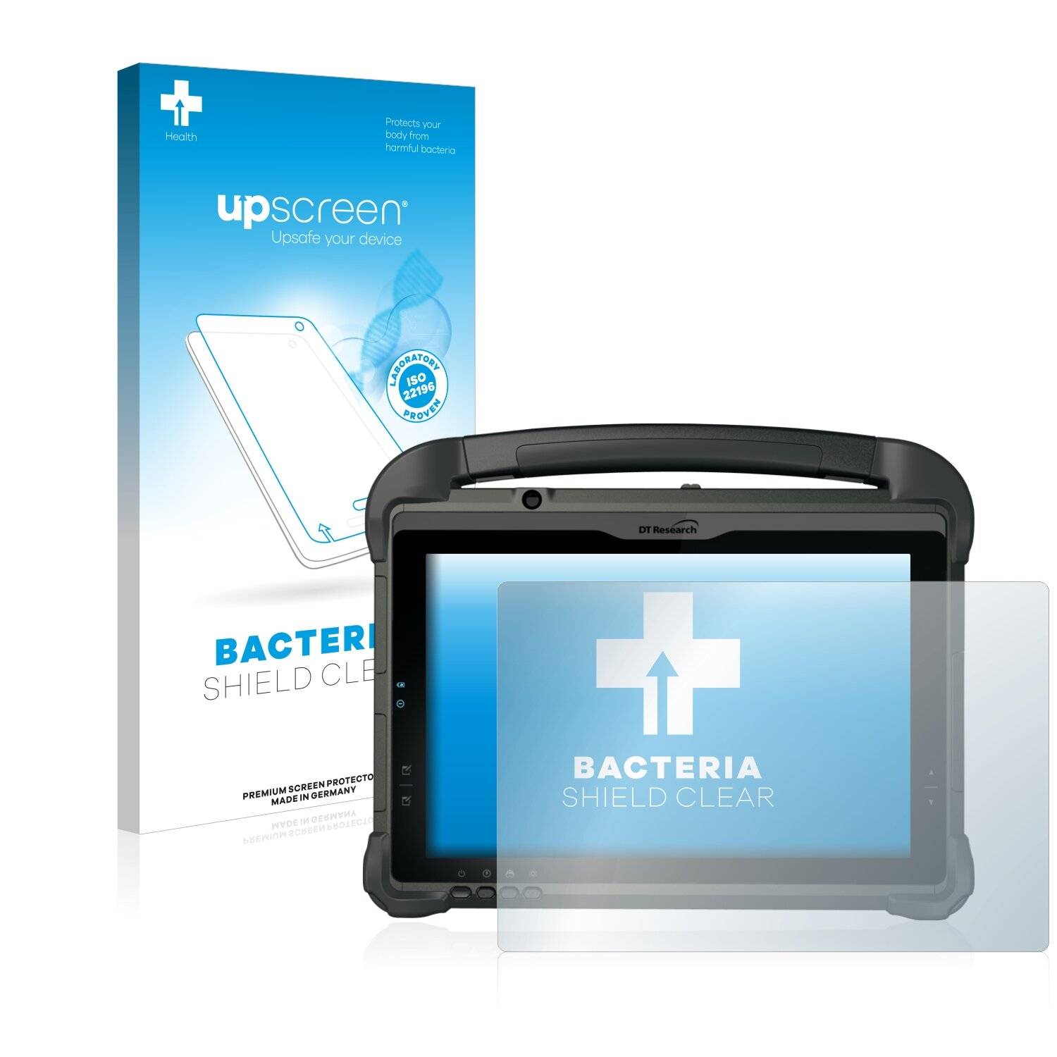 upscreen Bacteria Shield Clear Premium Antibakterielle Displayschutzfolie für DT Research