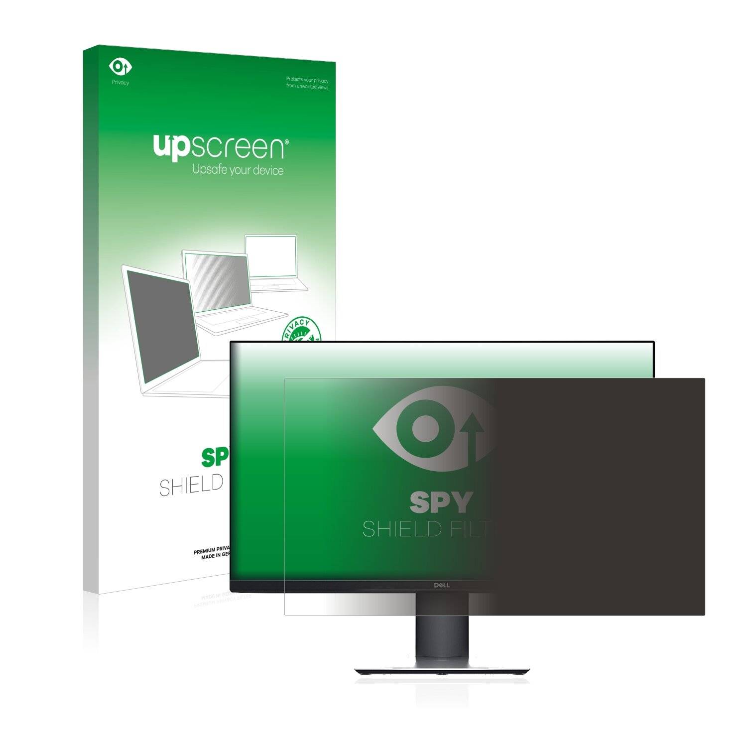 upscreen Spy Shield Filter Premium Blickschutzfilter für Dell UltraSharp