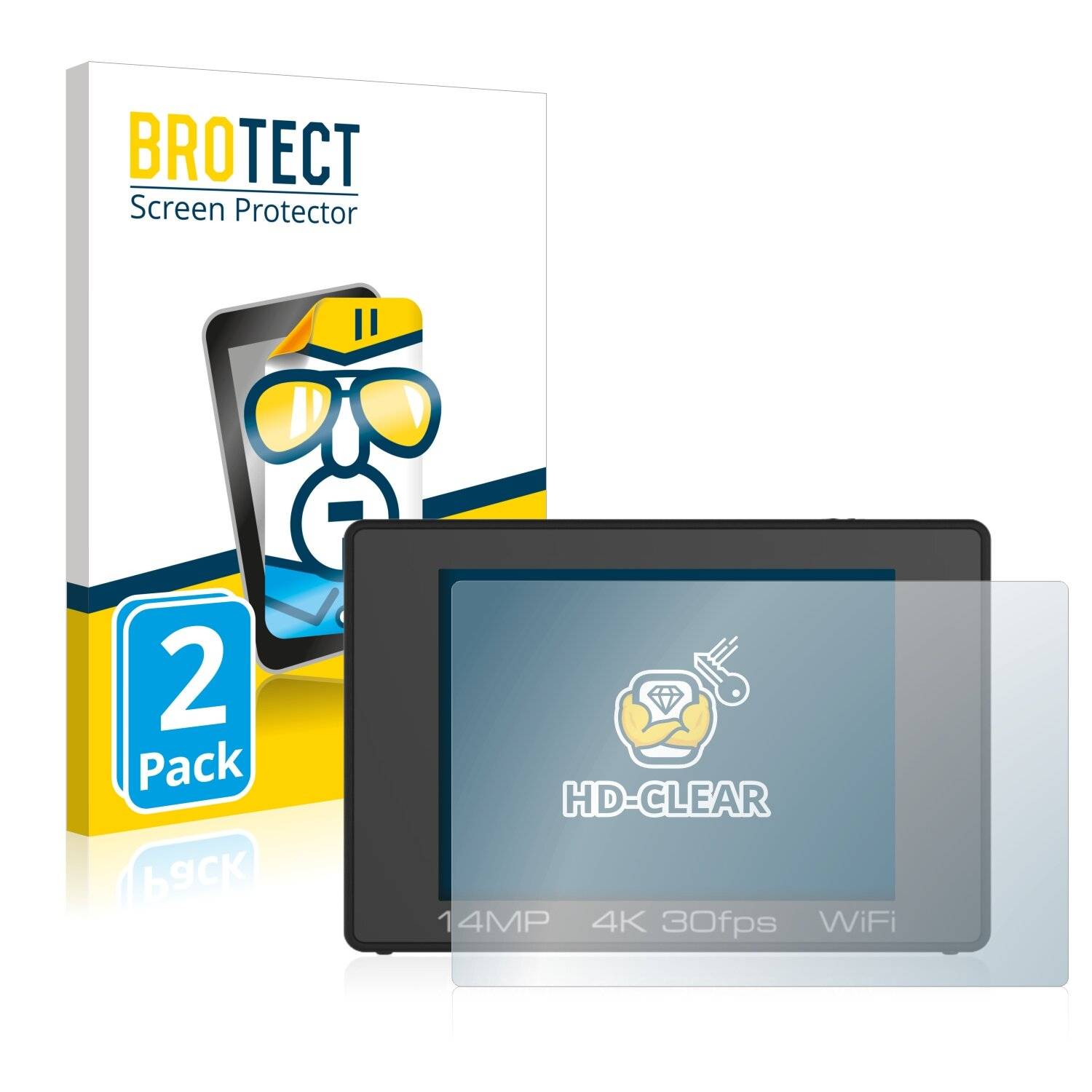 2x BROTECT HD-Clear Displayschutzfolie für SeaLife Reefmaster