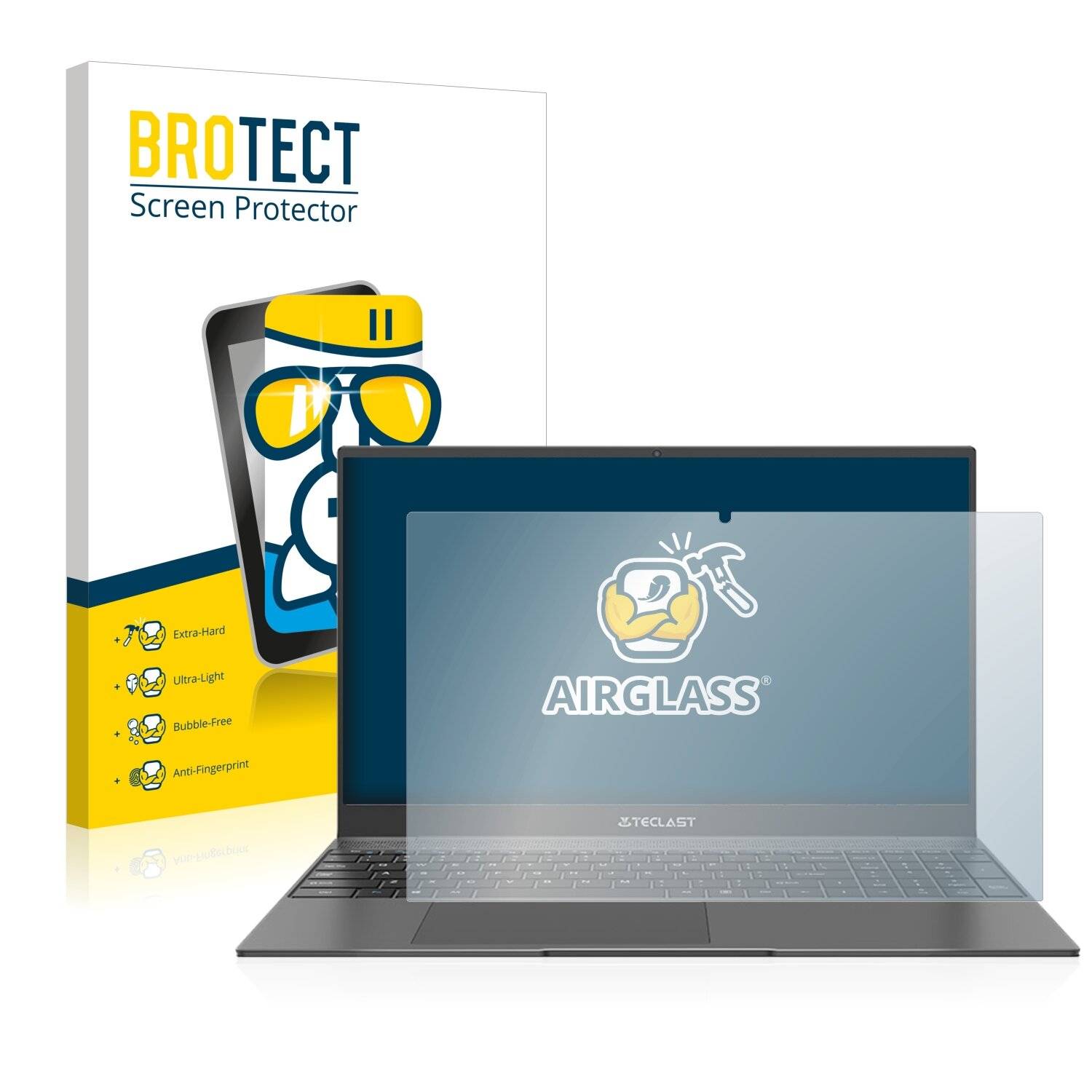 BROTECT AirGlass Schutzglas Folie für Teclast F15