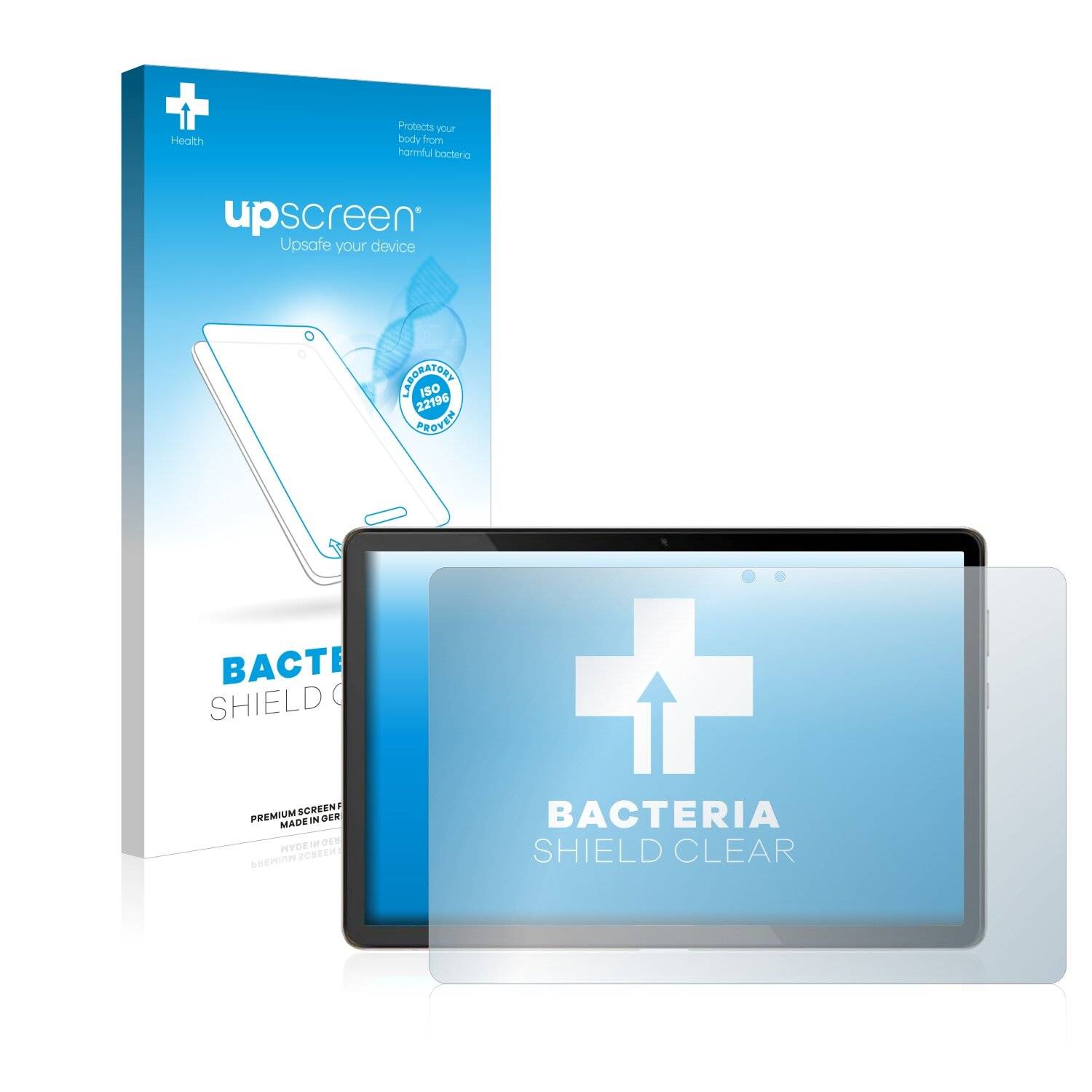 upscreen Bacteria Shield Clear Premium Antibakterielle Displayschutzfolie für Blackview Tab