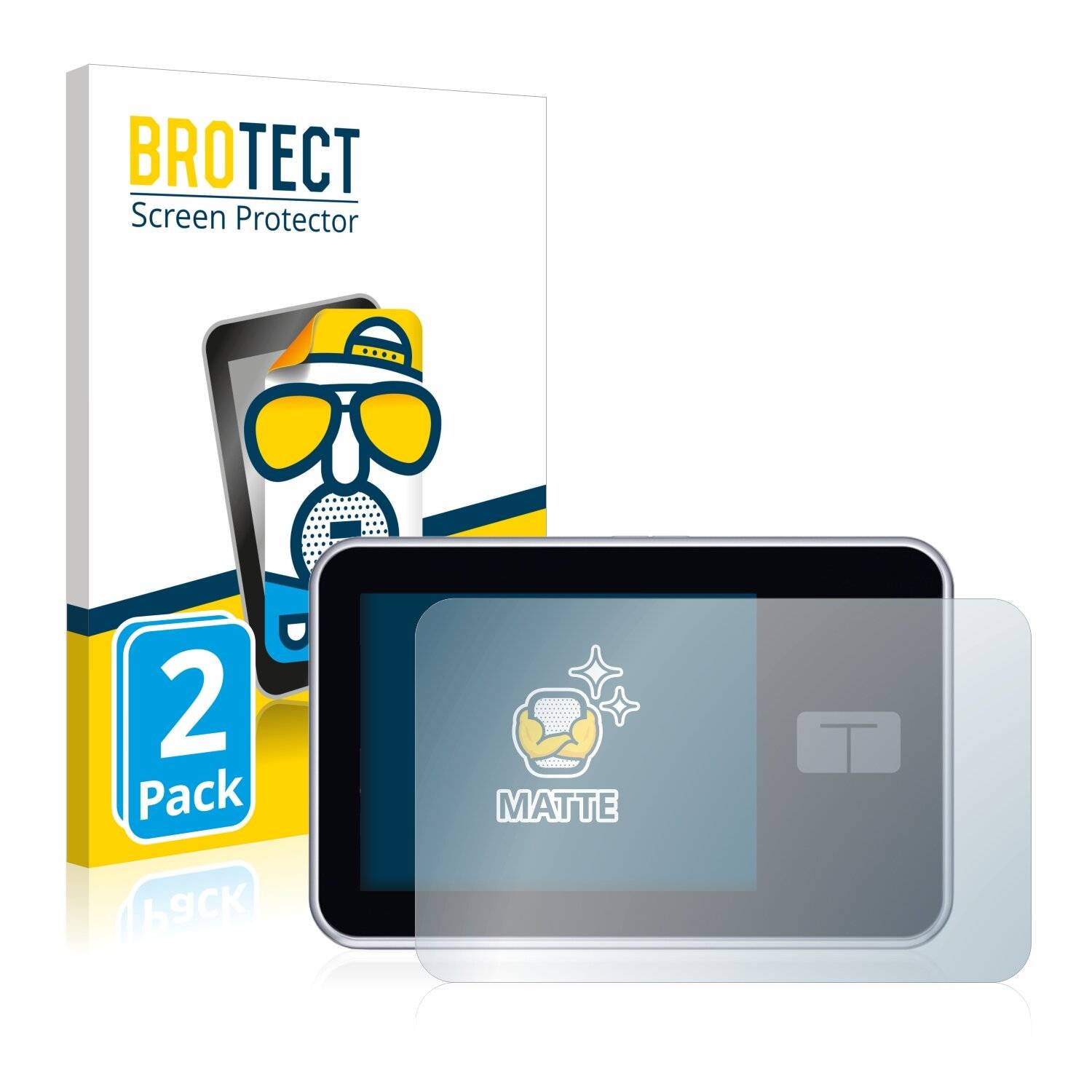 2x BROTECT Matte Displayschutzfolie für Tandem Diabetes Care t:slim X2 Insulin Pump -