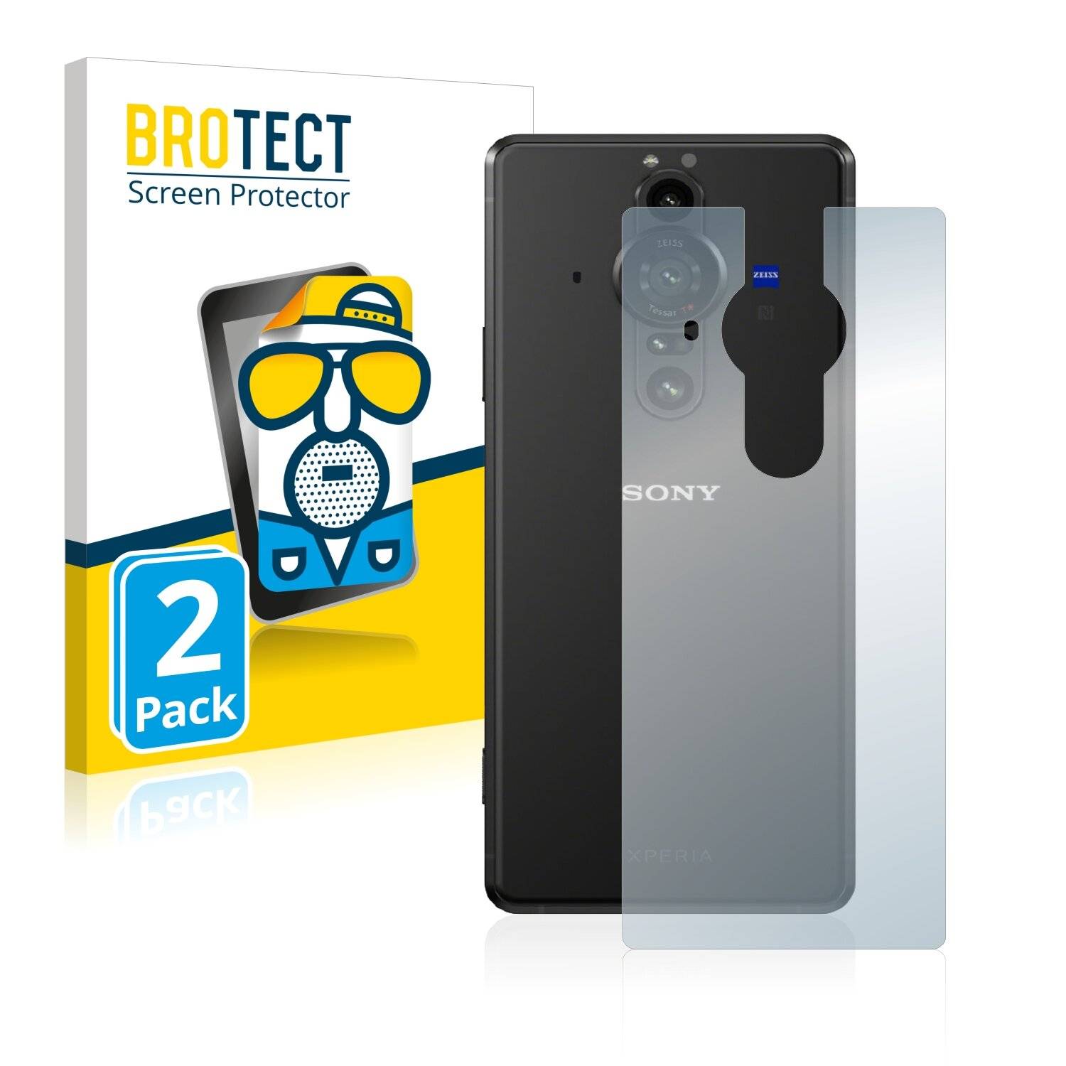 2x BROTECT Matte Displayschutzfolie für Sony Xperia Pro-I (Rückseite) - Entspiegelt,