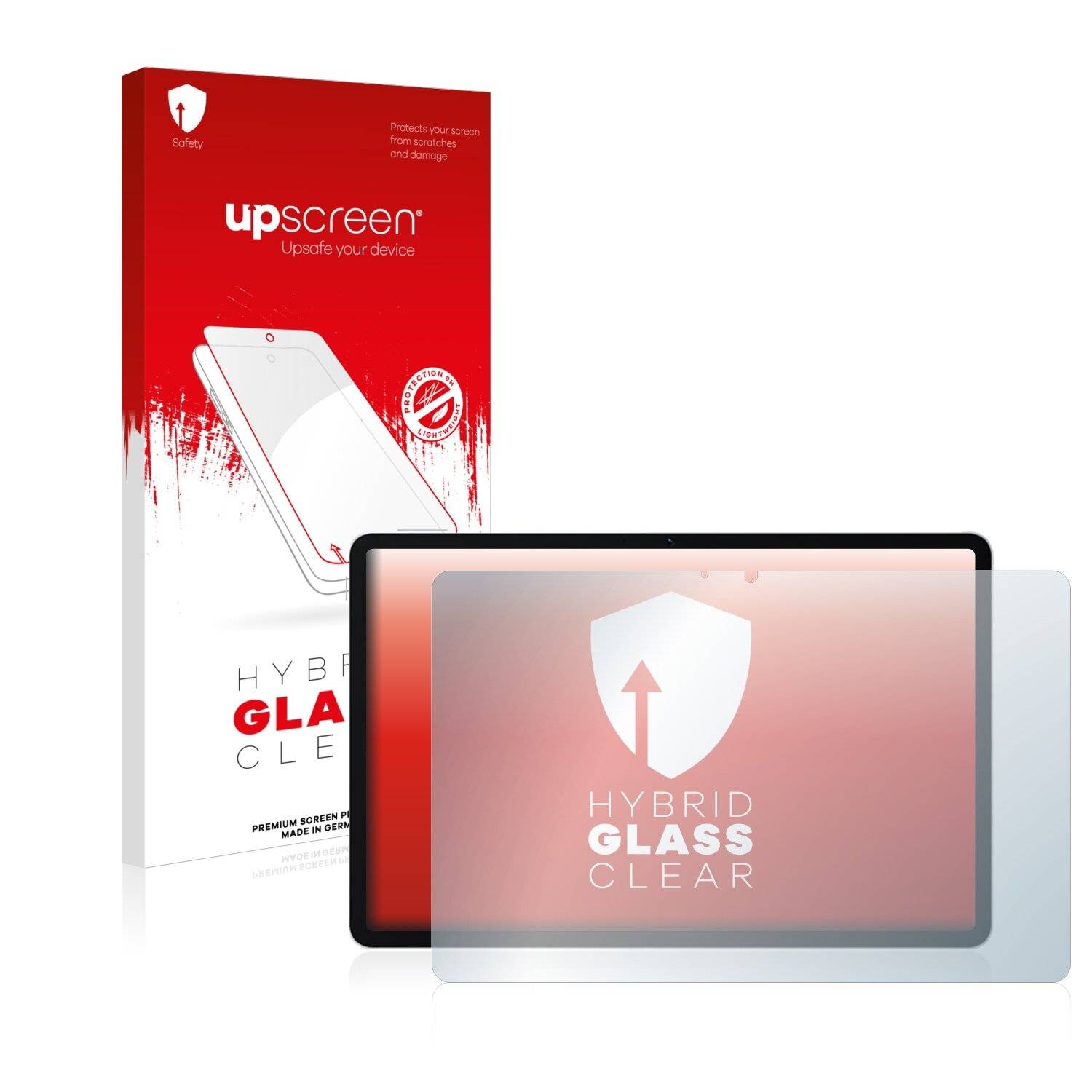 upscreen Hybrid Glass Clear Premium Schutzglas Folie für Honor Pad V7
