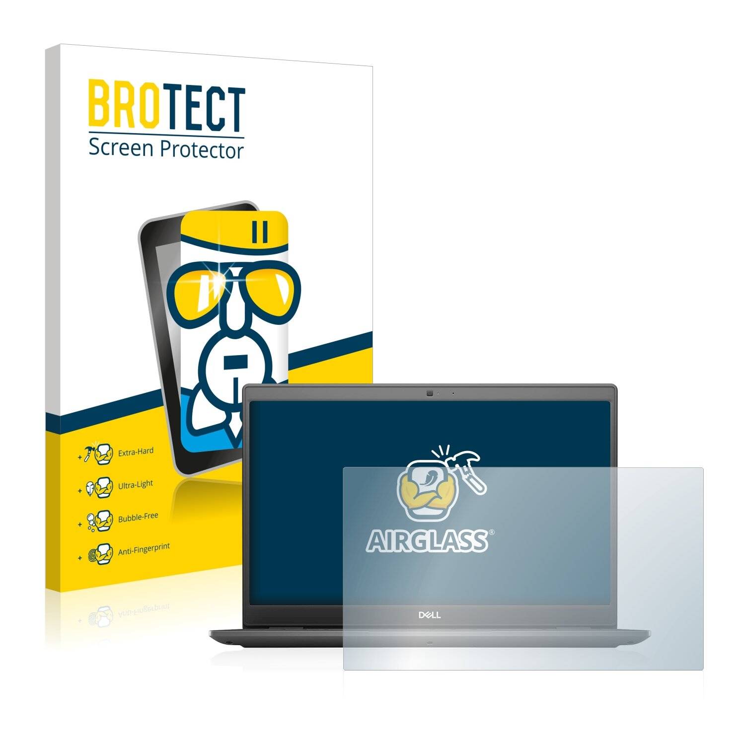 BROTECT AirGlass Schutzglas Folie für Dell Latitude