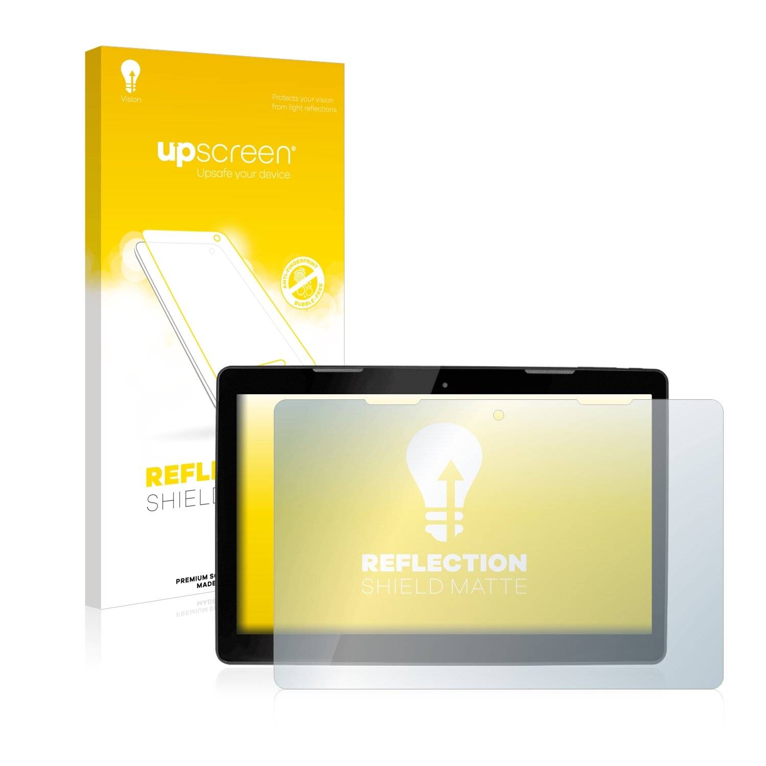 upscreen Reflection Shield Matte Premium Displayschutzfolie für Hannspree HannsPad Titan