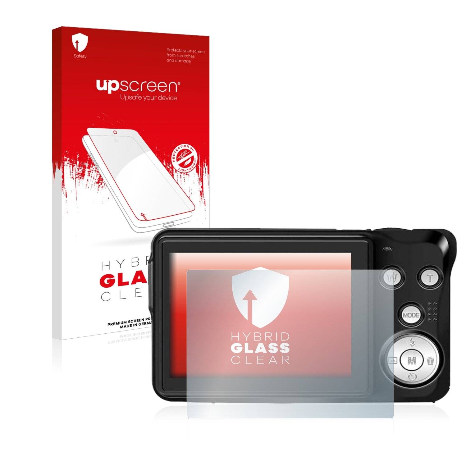 upscreen Hybrid Glass Clear Premium Schutzglas Folie für Linnse