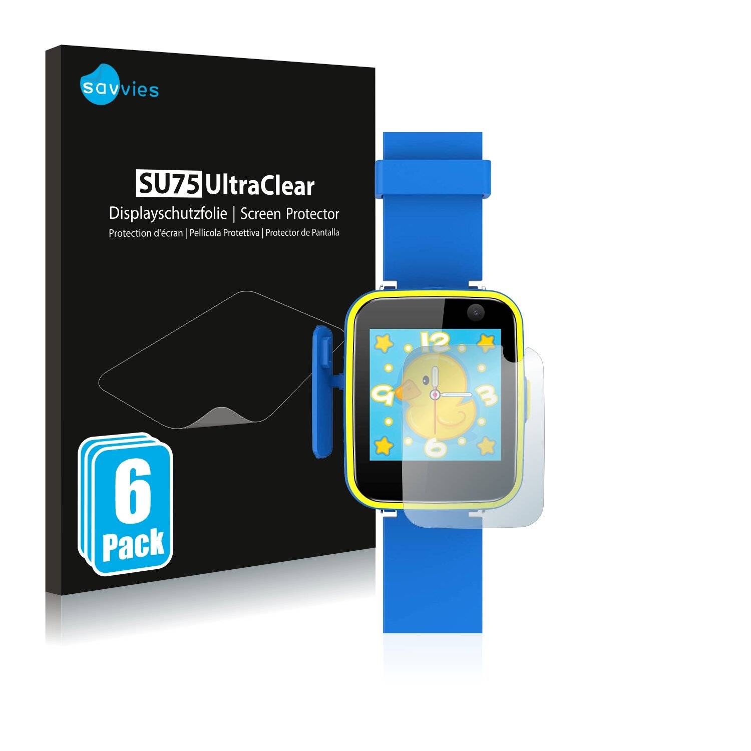 6x Savvies SU75 Displayschutzfolie für AGPtek