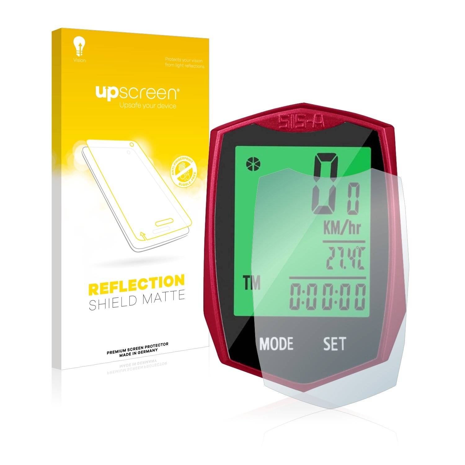 upscreen Reflection Shield Matte Premium Displayschutzfolie für Korostro Bike