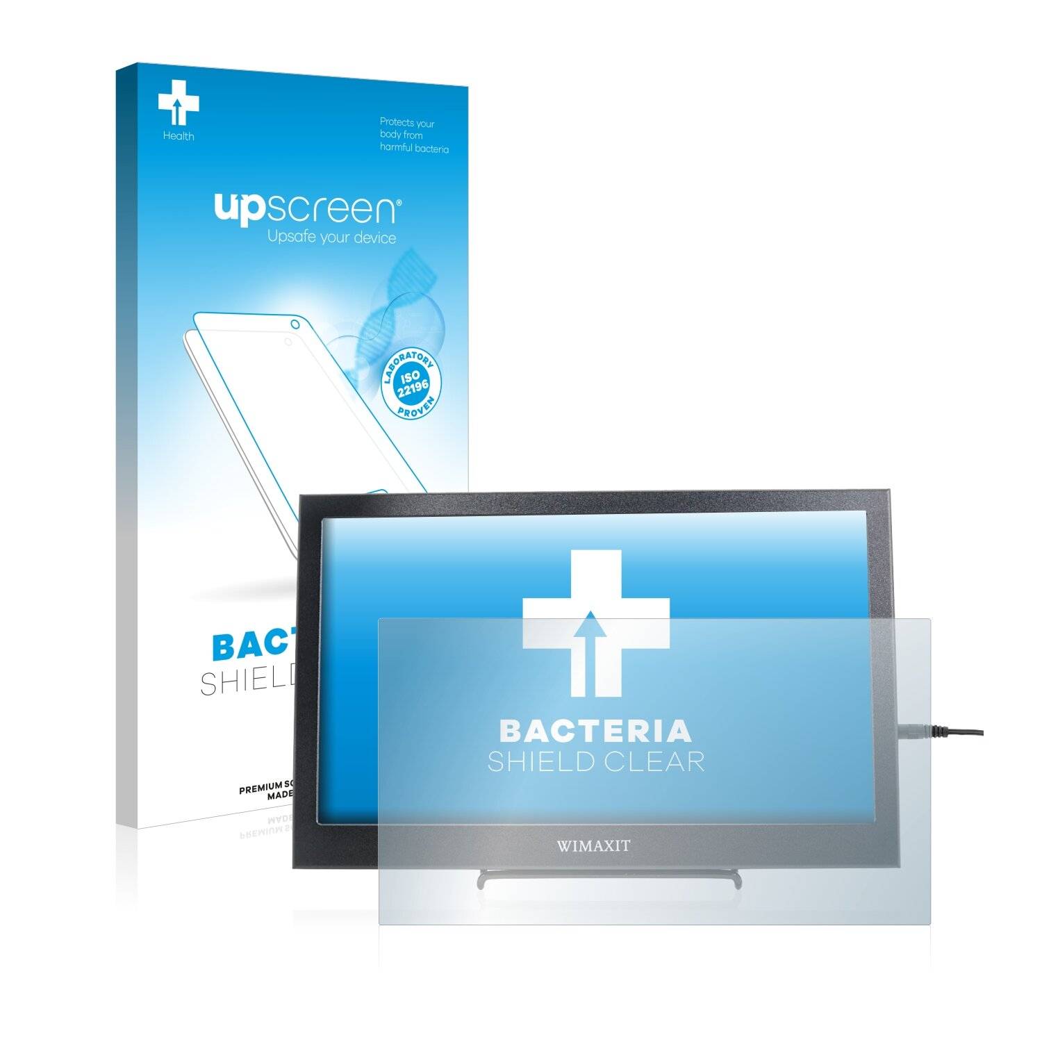 upscreen Bacteria Shield Clear Premium Antibakterielle Displayschutzfolie für Wimaxit M1330