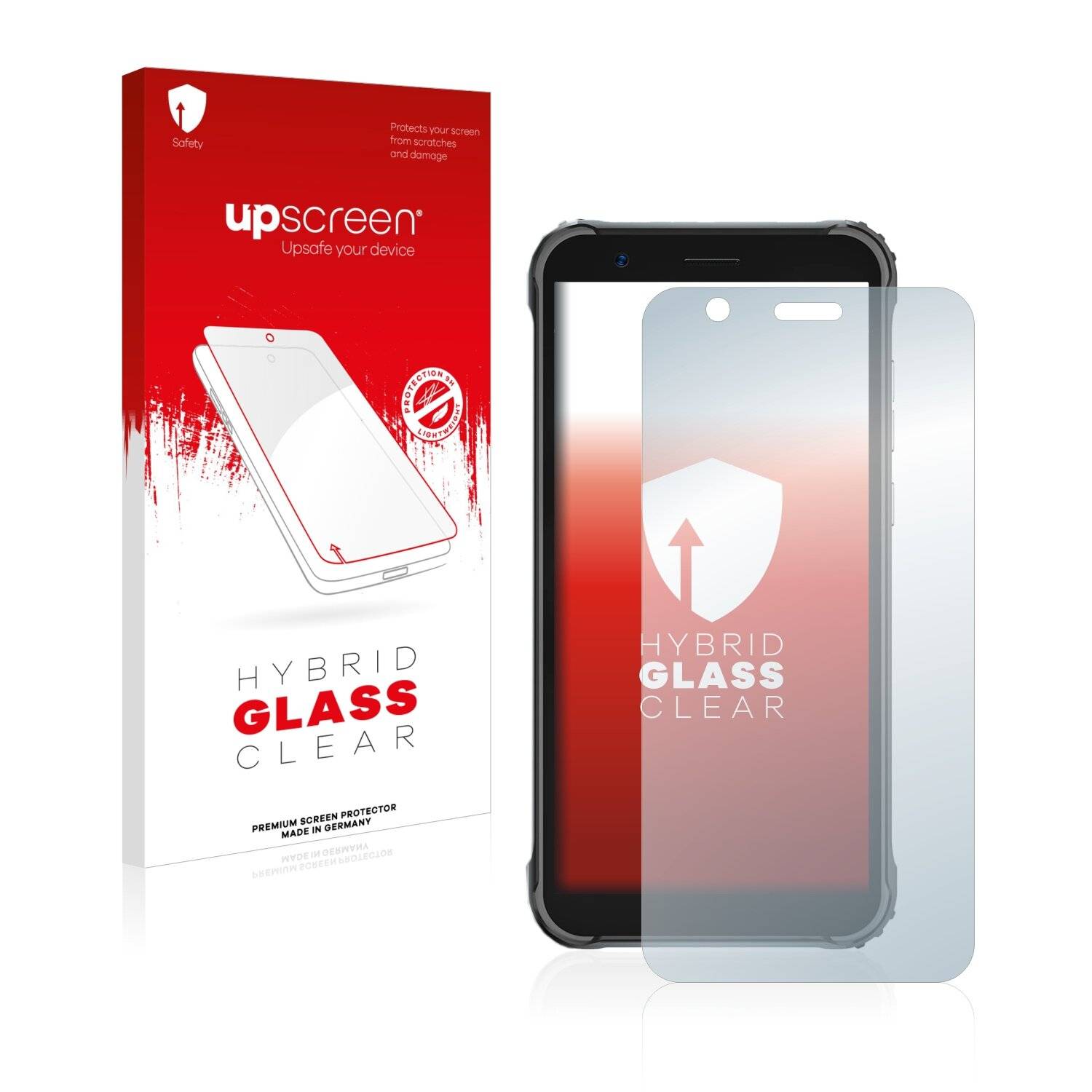 upscreen Hybrid Glass Clear Premium Schutzglas Folie für Blackview
