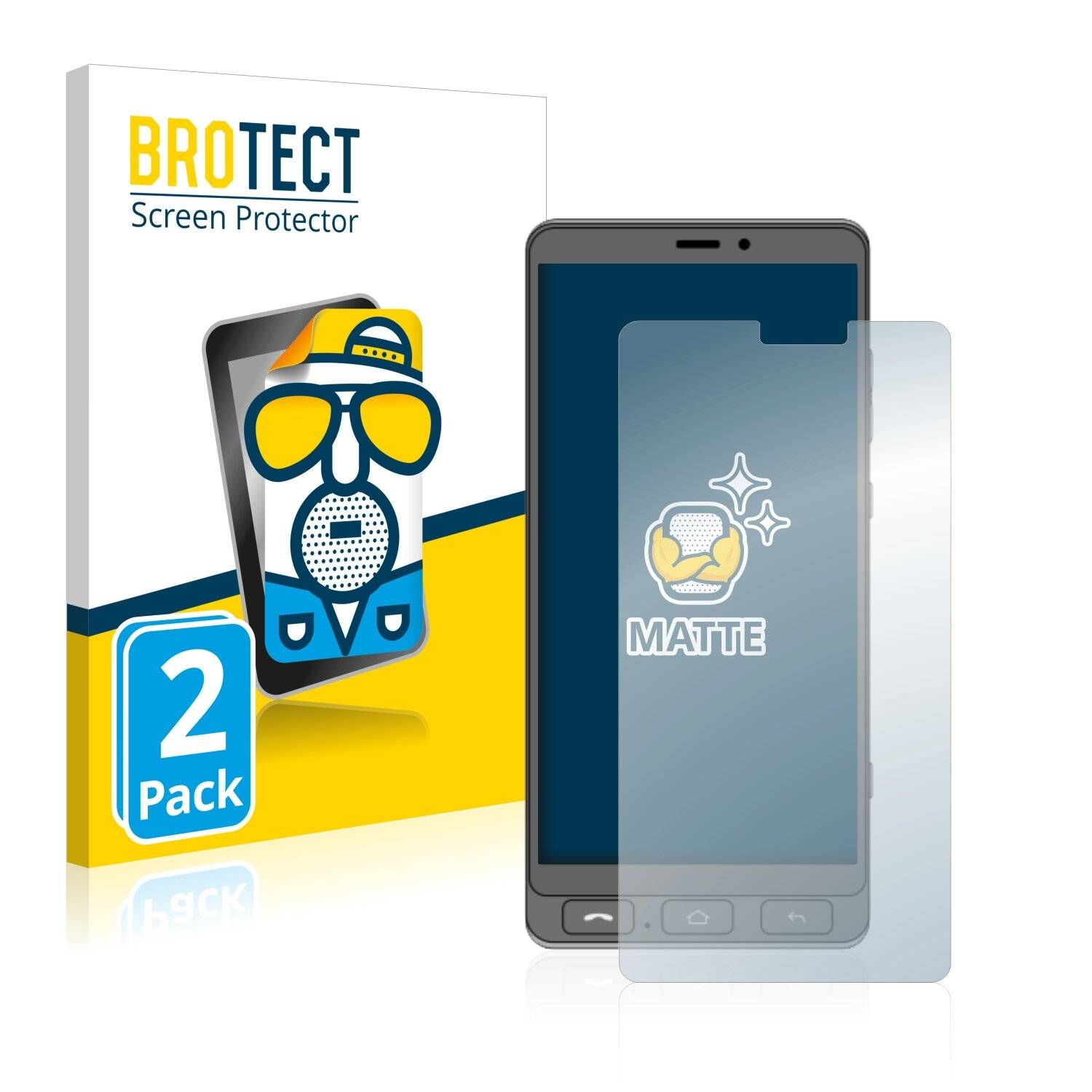 2x BROTECT Matte Displayschutzfolie für Olympia Neo Smartphone - Entspiegelt,