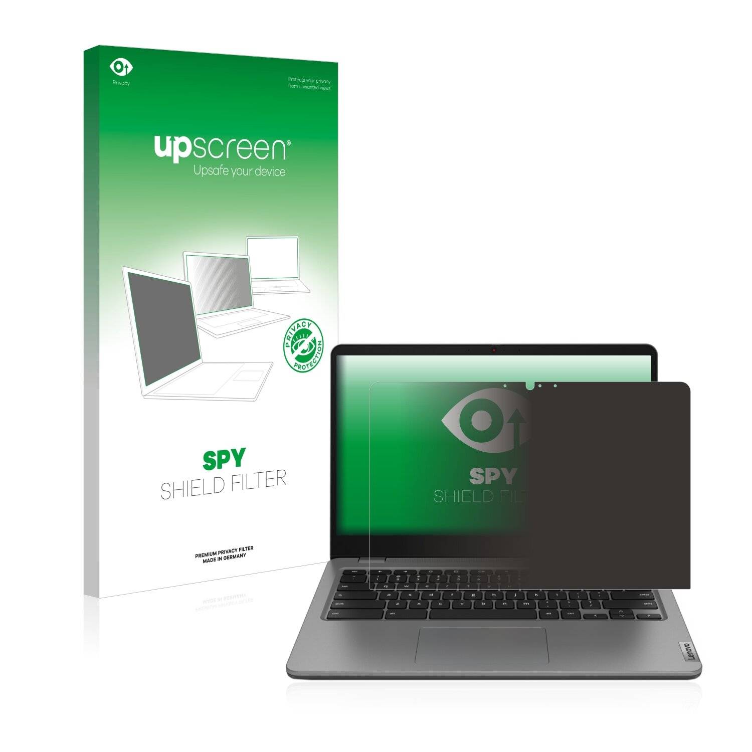upscreen Spy Shield Filter Premium Blickschutzfilter für Lenovo 14e Gen