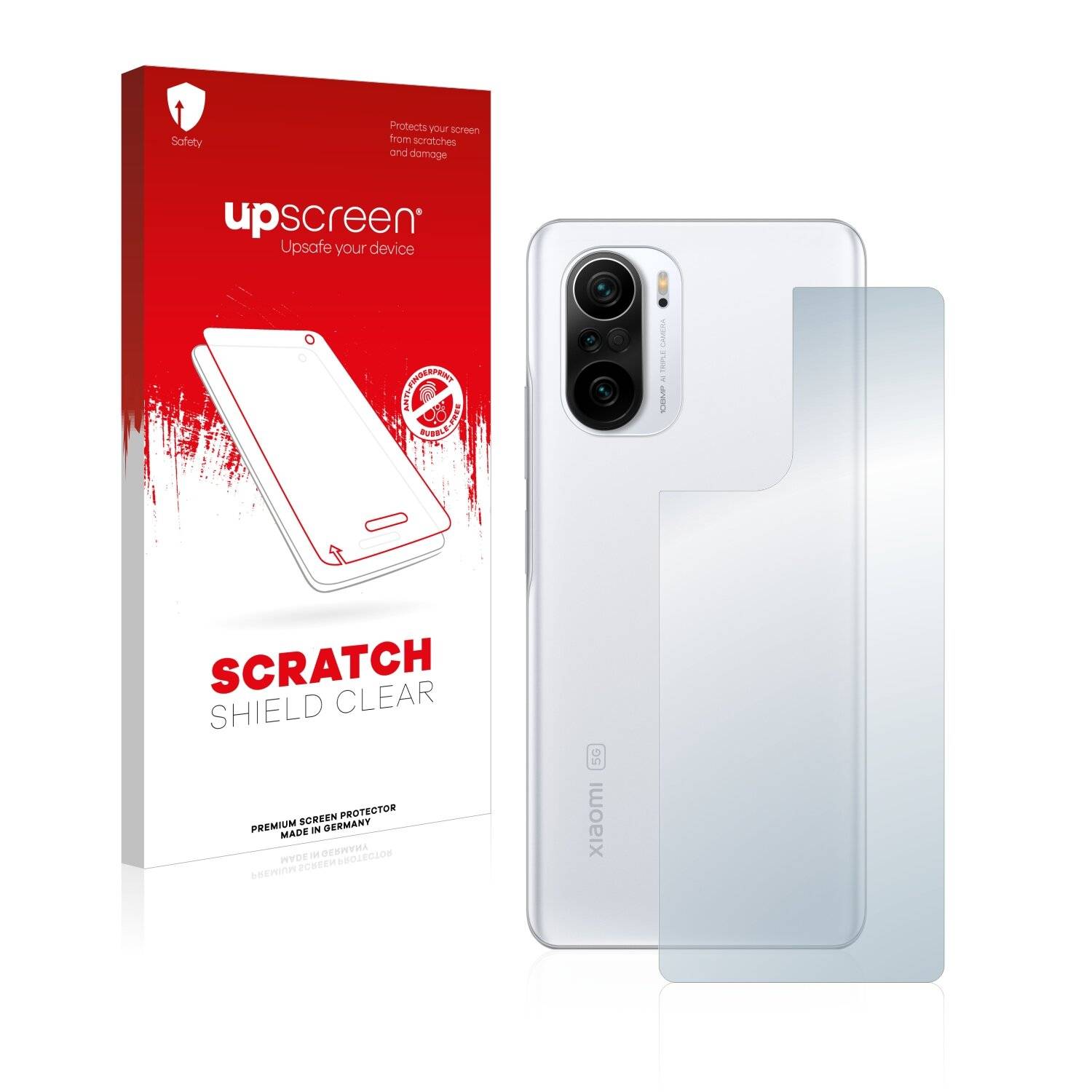 upscreen Scratch Shield Clear Premium Displayschutzfolie für Xiaomi Mi 11X Pro