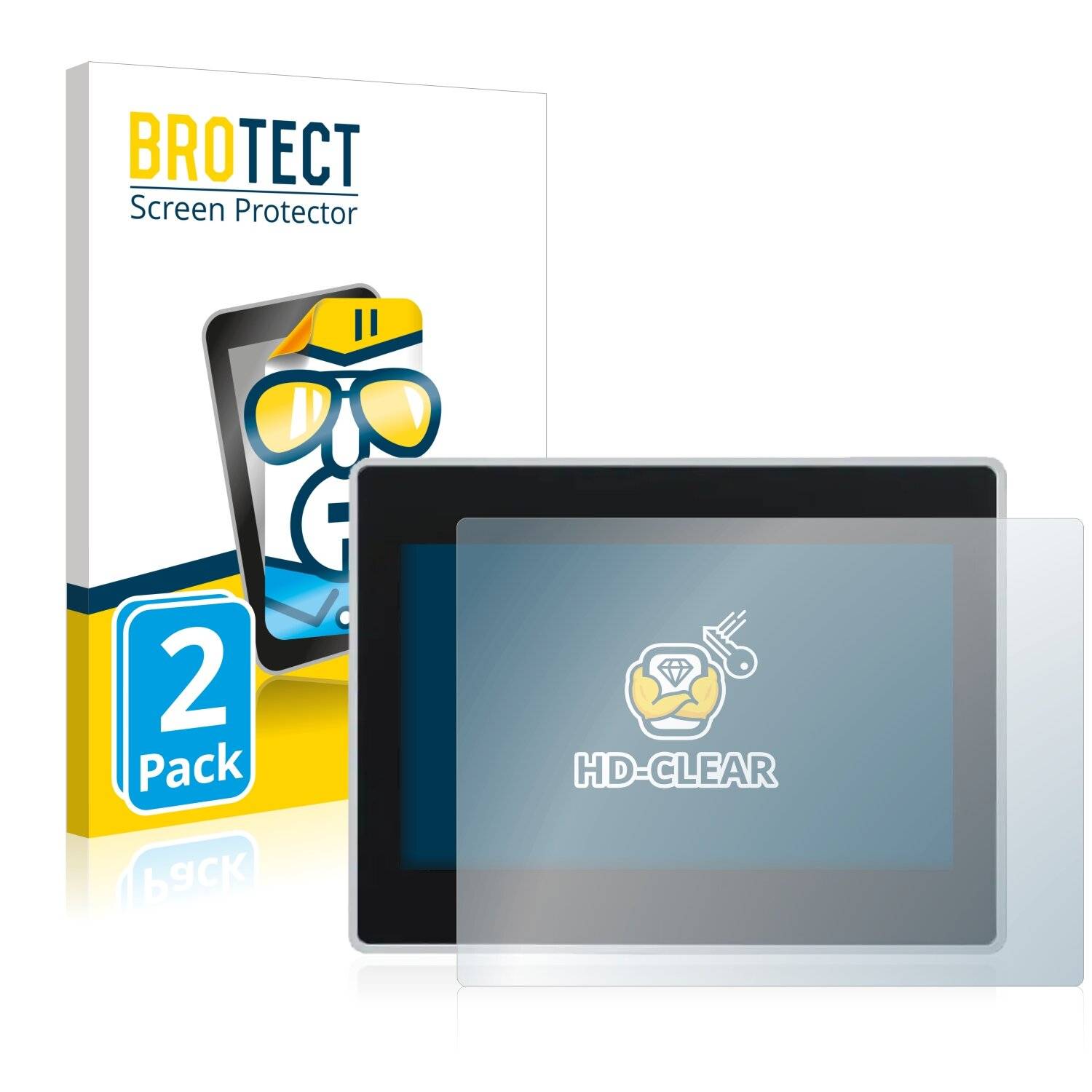 2x BROTECT HD-Clear Displayschutzfolie für Panasonic