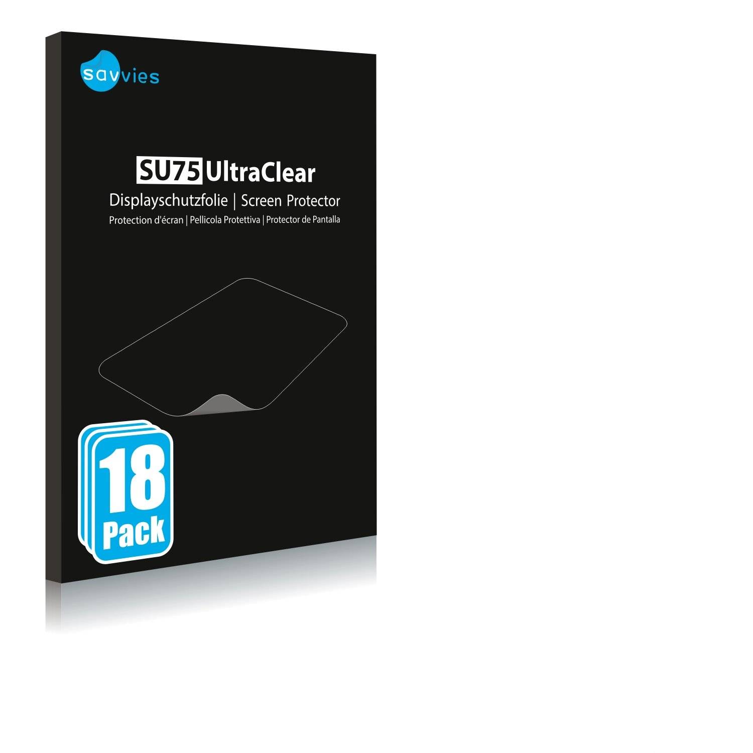 18x Savvies SU75 Displayschutzfolie für Realme Race