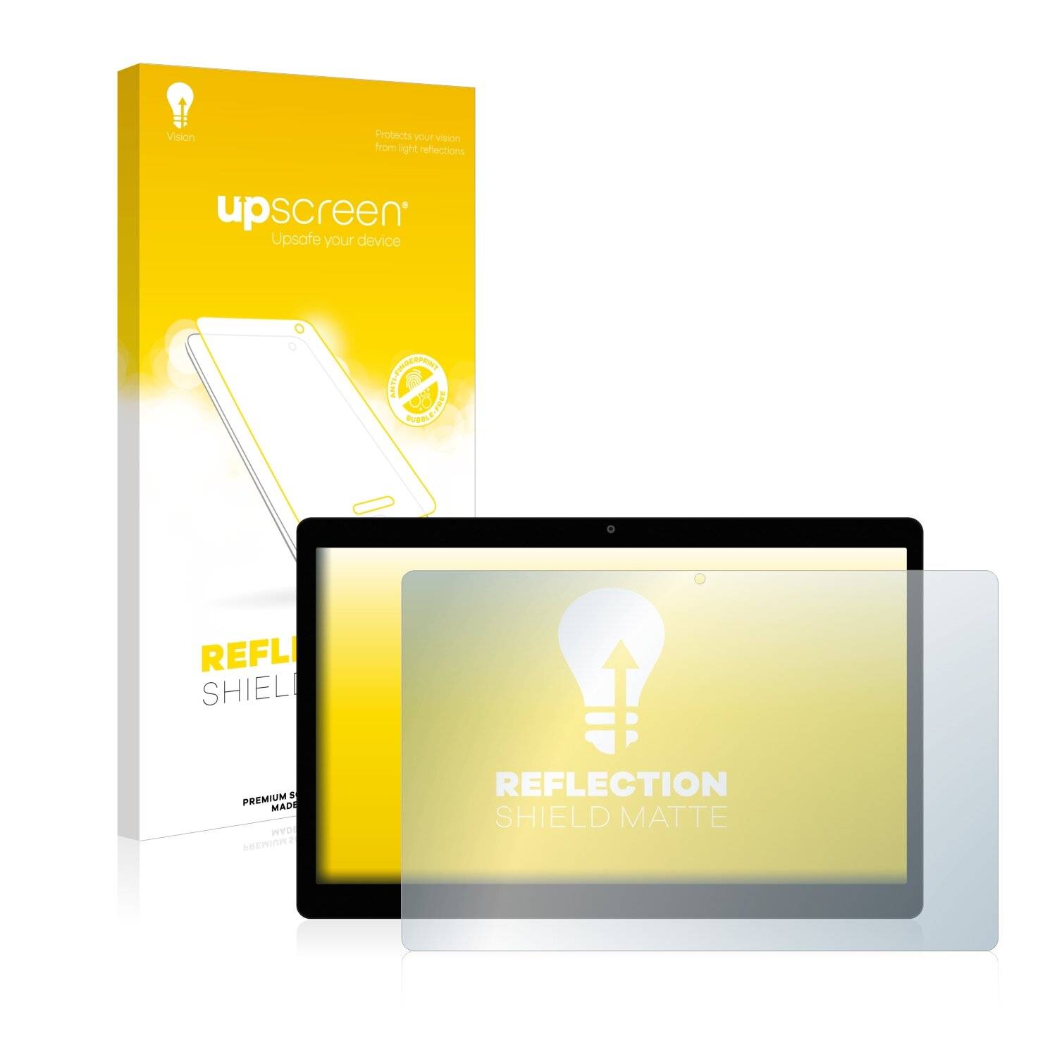 upscreen Reflection Shield Matte Premium Displayschutzfolie für Mediacom SmartPad Pro Azimut