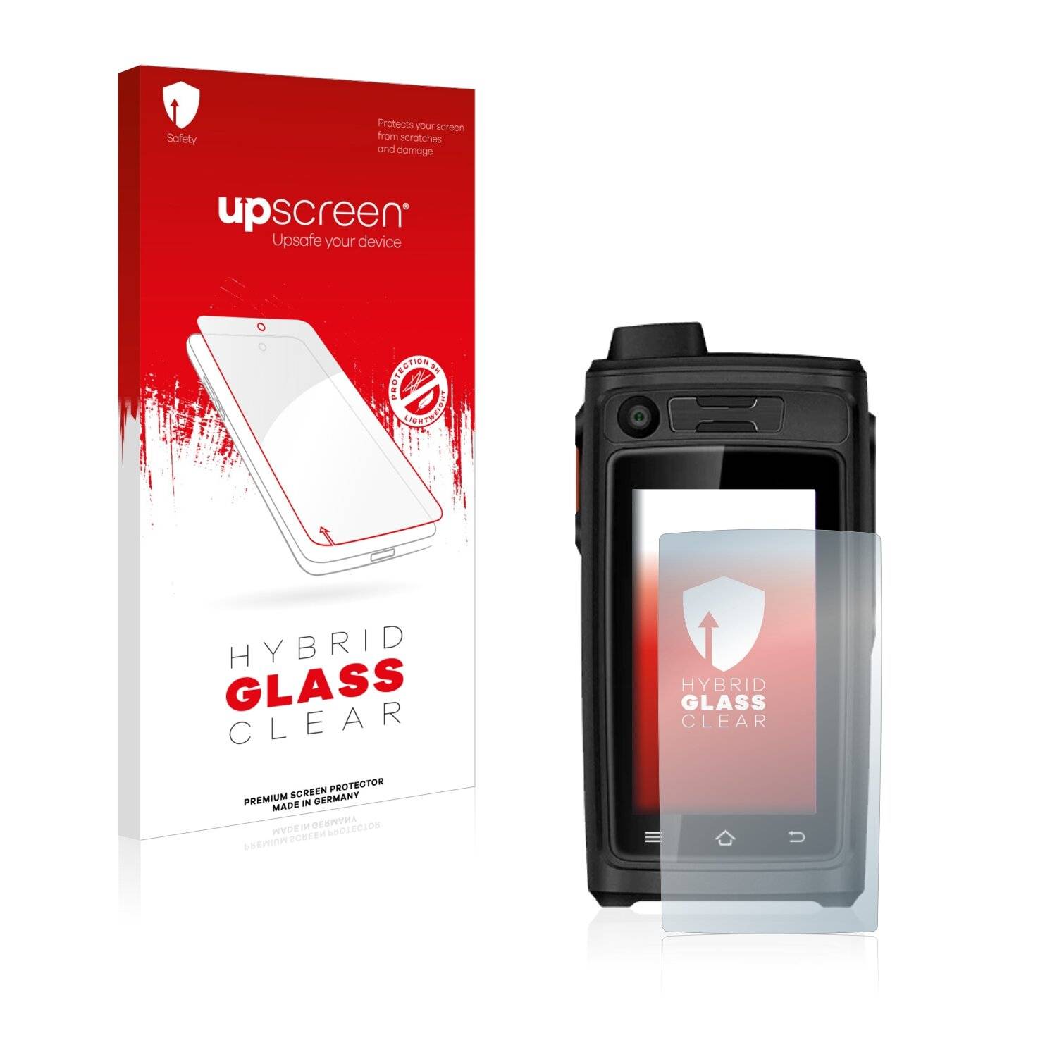 upscreen Hybrid Glass Clear Premium Schutzglas Folie für Uniwa