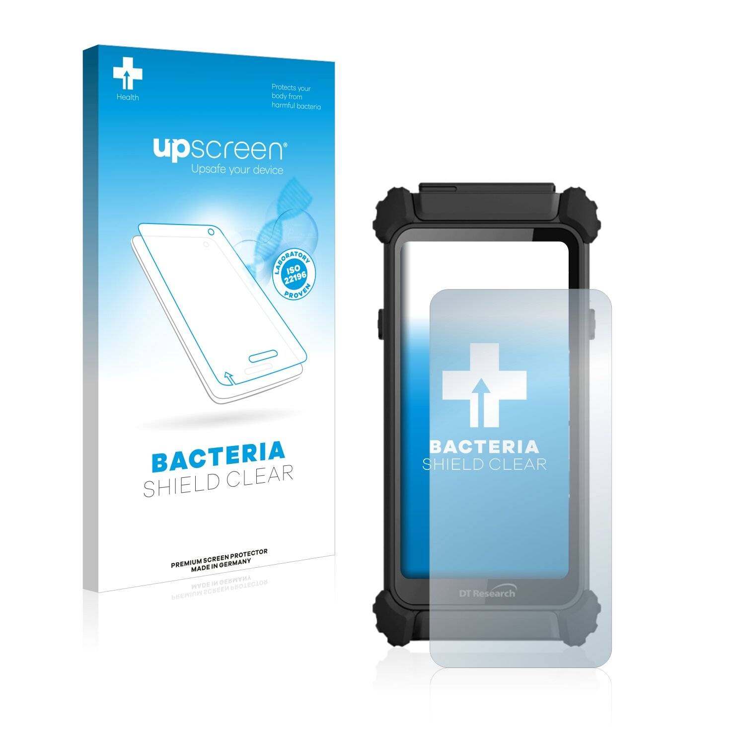 upscreen Bacteria Shield Clear Premium Antibakterielle Displayschutzfolie für DT Research